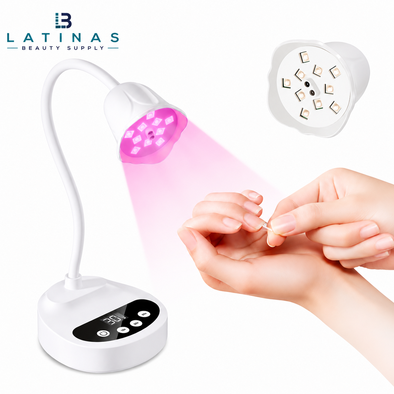 RECHARGEABLE MINI NAIL LAMP GELLY TIPS