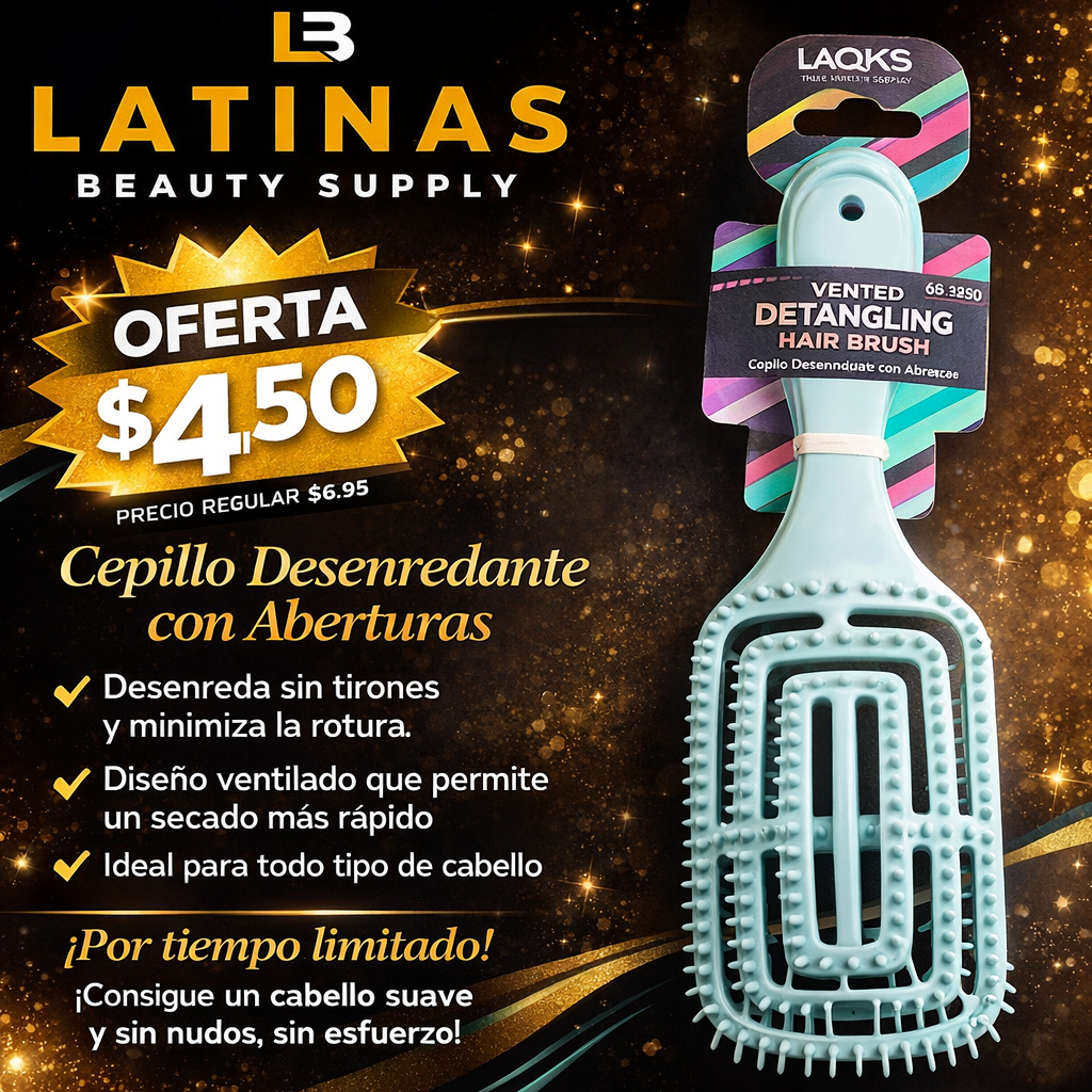 Lqqks vented detangling hair brush