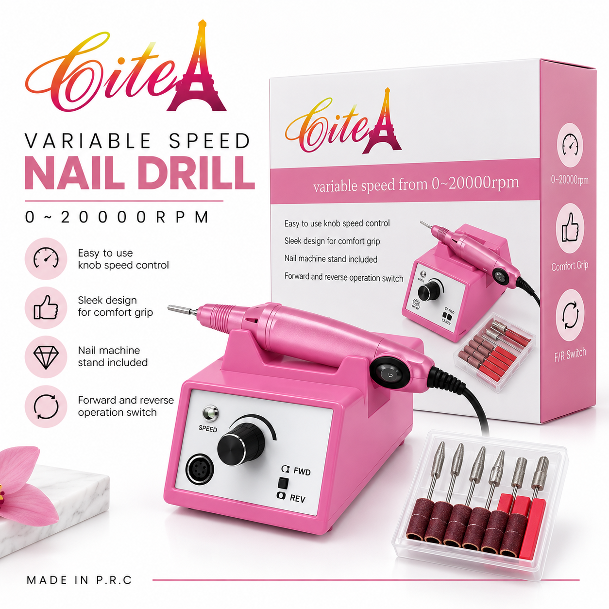 Cite Variable Nail Drill