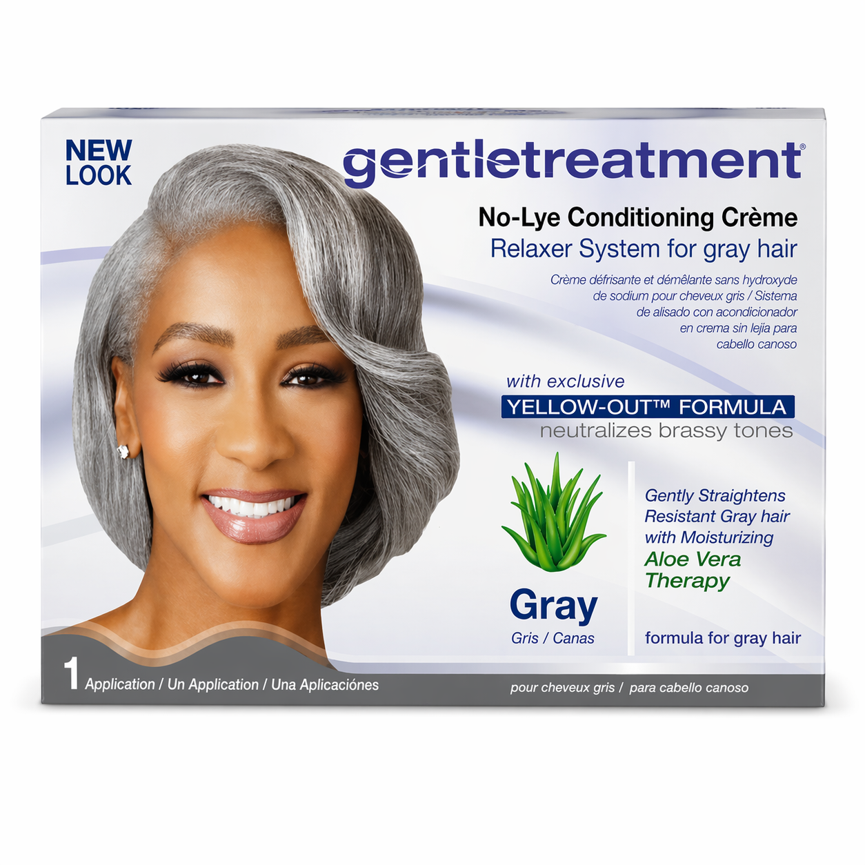 GENTLE TREATMENT RELAXER SYSTEM FOR GRAY HAIR