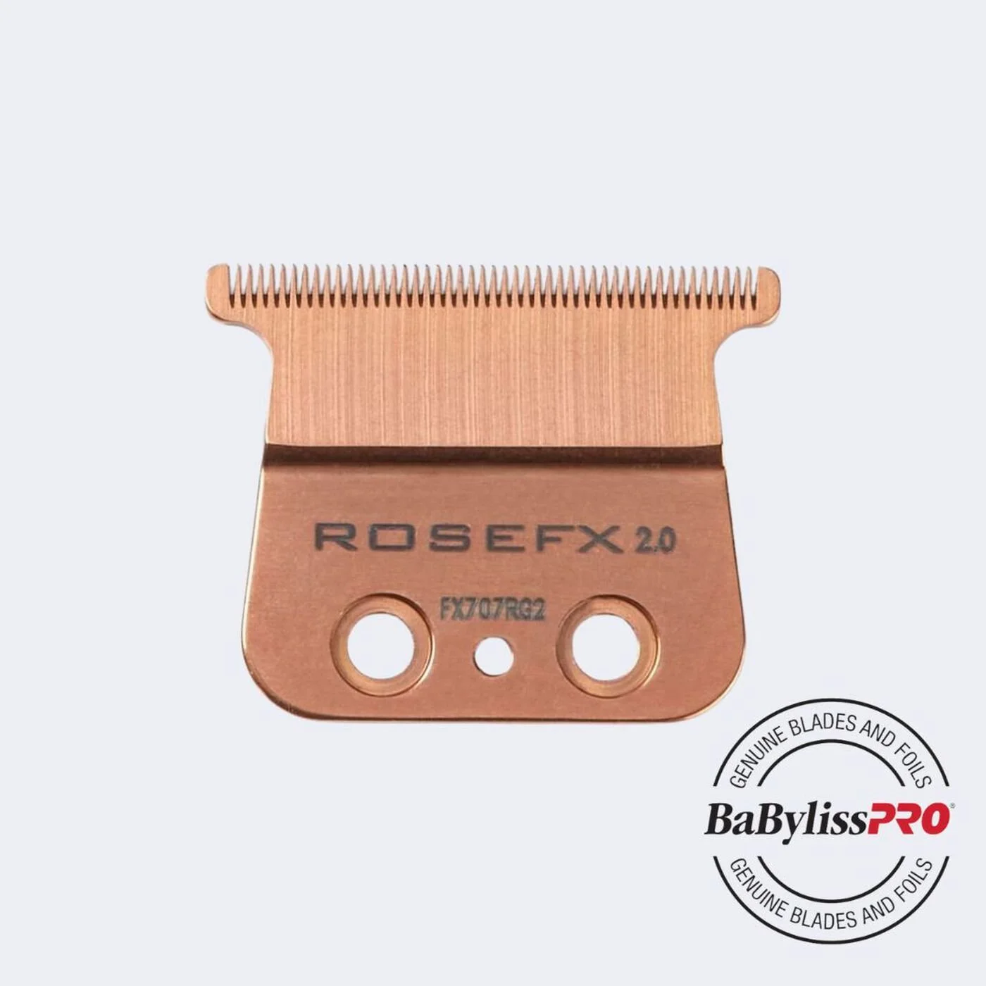 BaBylissPRO Replacement Rose Gold Titanium Deep-Tooth T-Blade