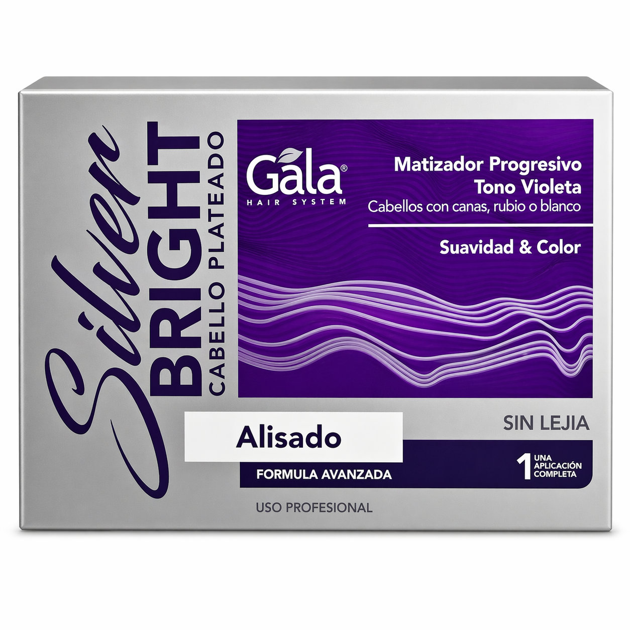 GALA SILVER BRIGHT HAIR RELAXER 1 ONE APPLICATION
