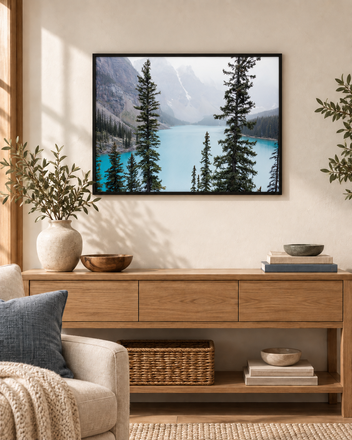 Banff Art Print Moraine Lake