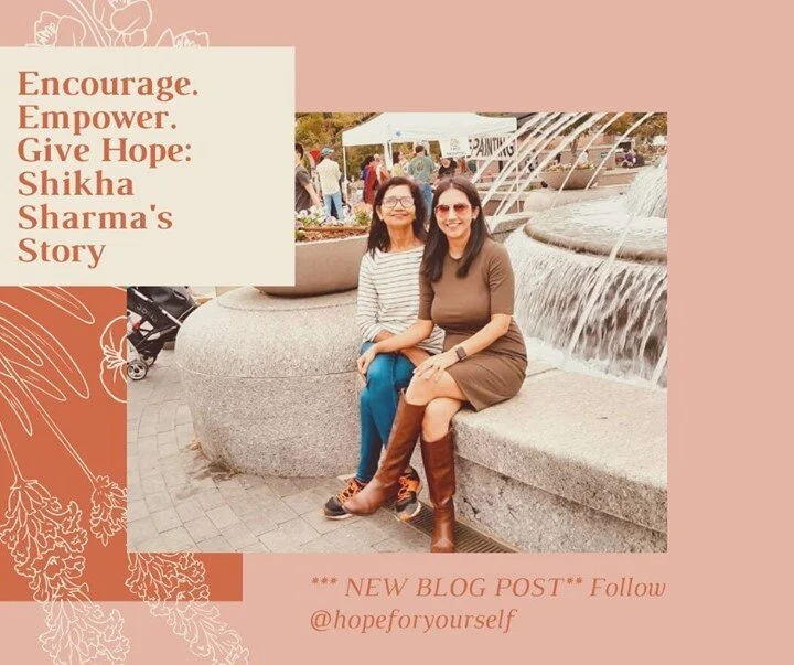 ✨✨NEW BLOG POST ALERT✨✨⁣
⁣
Head over to www.hopeforyourself.com or click the link in our bio to see our first article in the Give Hope Series! Remember one person can change the world by giving hope. 💕🌷⁣
⁣
 𝐒𝐡𝐢𝐤𝐡𝐚'𝐬 𝐬𝐭𝐨𝐫𝐲 is the first i