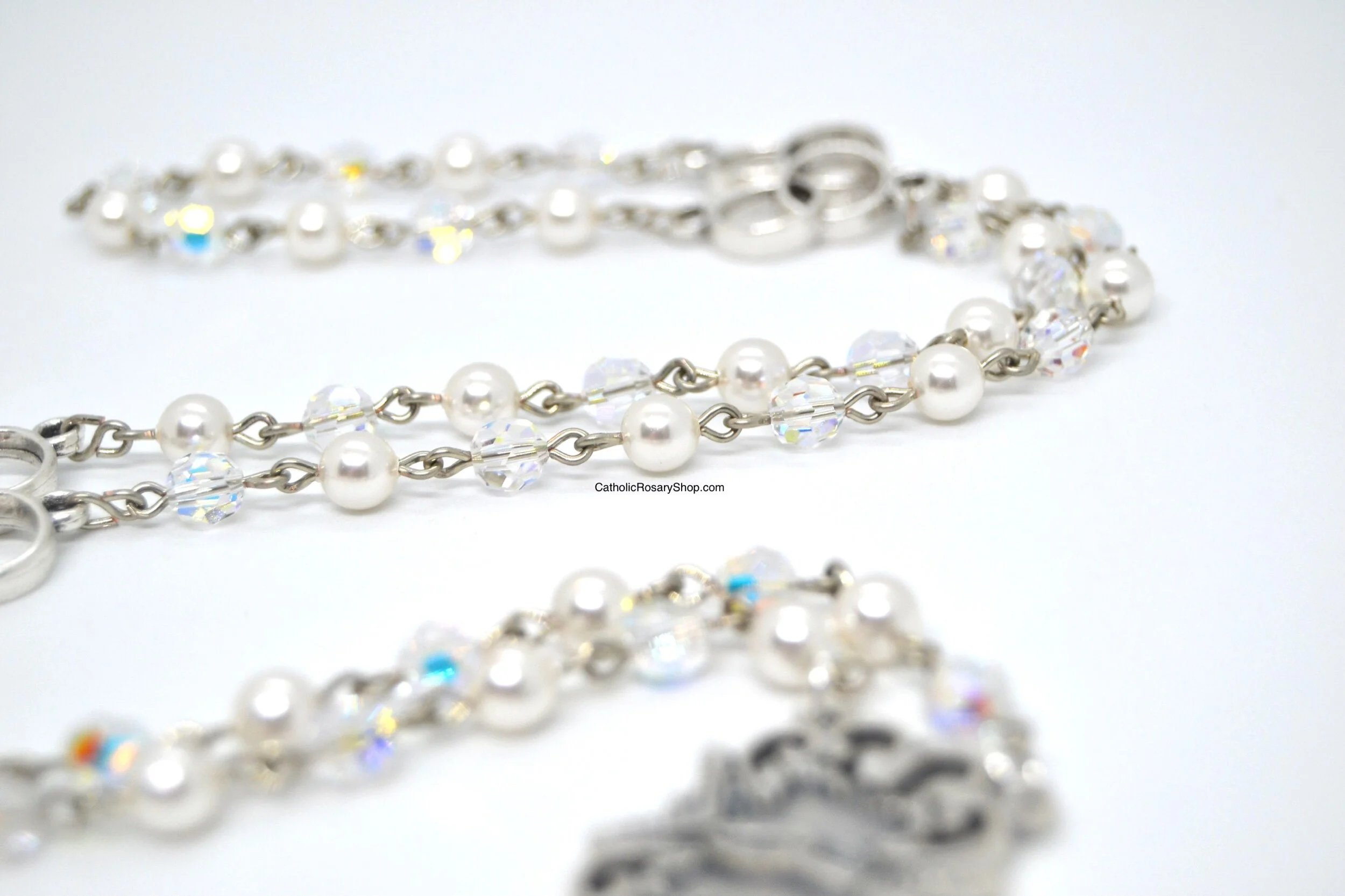 Marriage Rosary | Double Wedding Rings | Personalized Wedding Rosary Gifts | CatholicRosaryShop.com