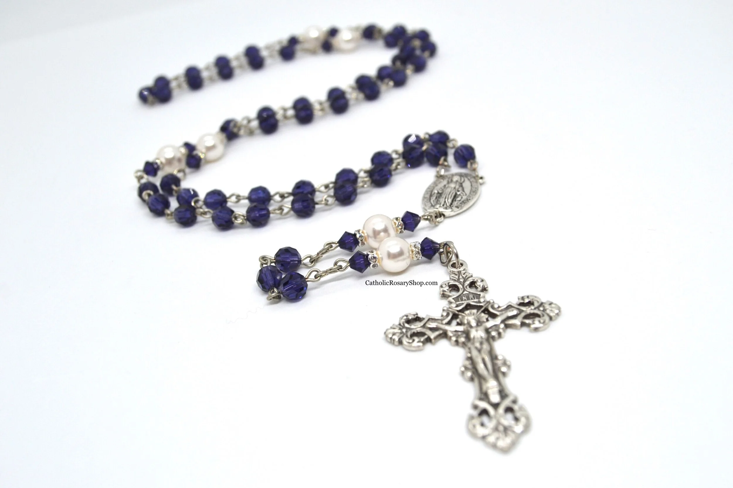 Deep Tanzanite Rosary | December Birthstone Rosary