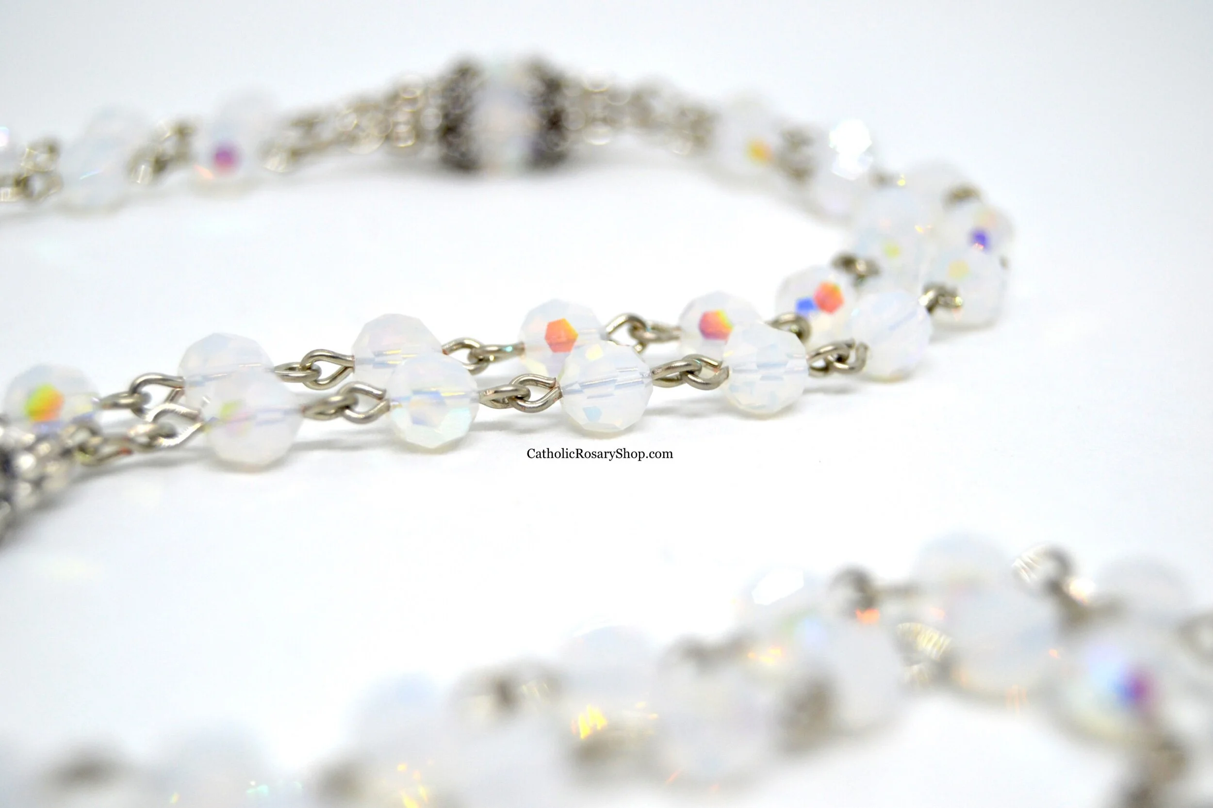 Opal Rosary | October Birthstone Rosary | Personalized Birthstone Rosary | Rosary Gifts for Men and Women | CatholicRosaryShop.com