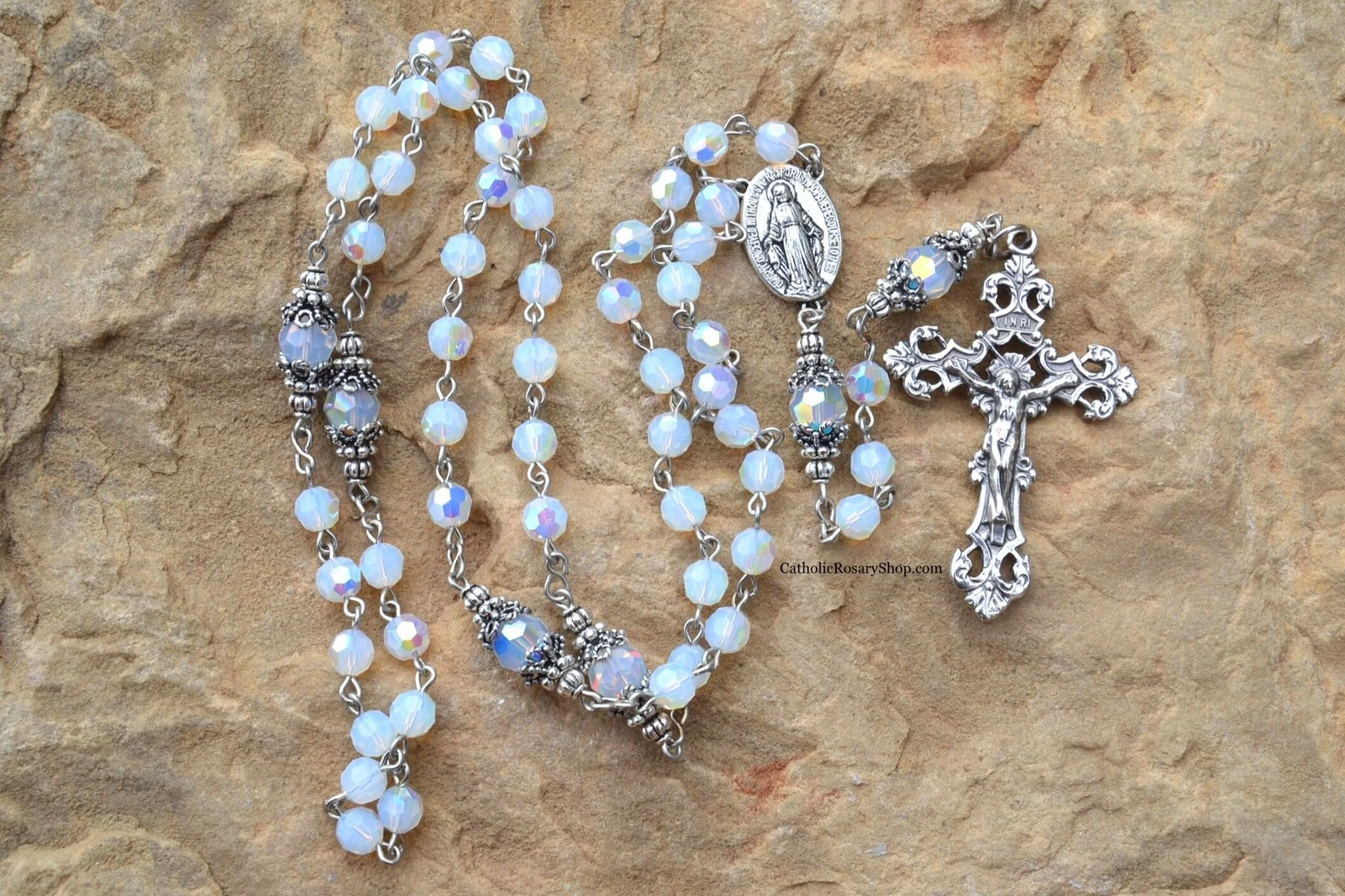 Opal Rosary | October Birthstone Rosary