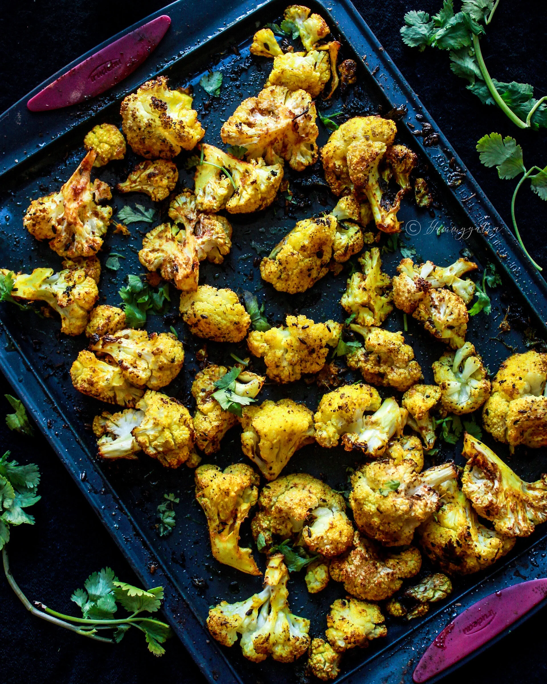 Spiced roasted cauliflower