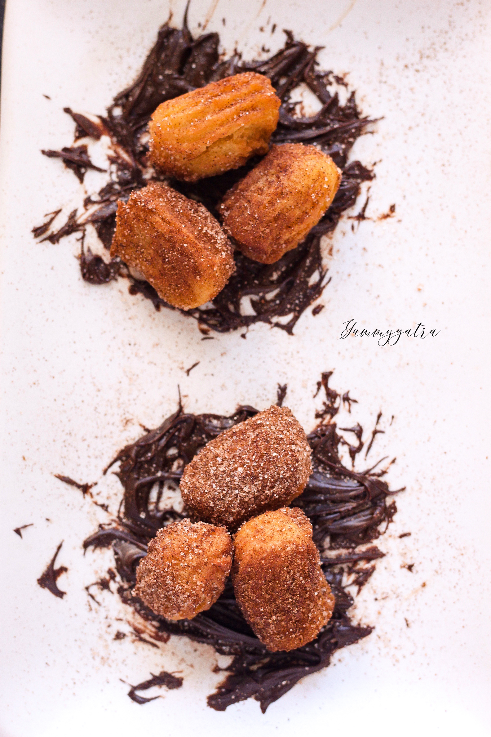 Churros with chocolate 