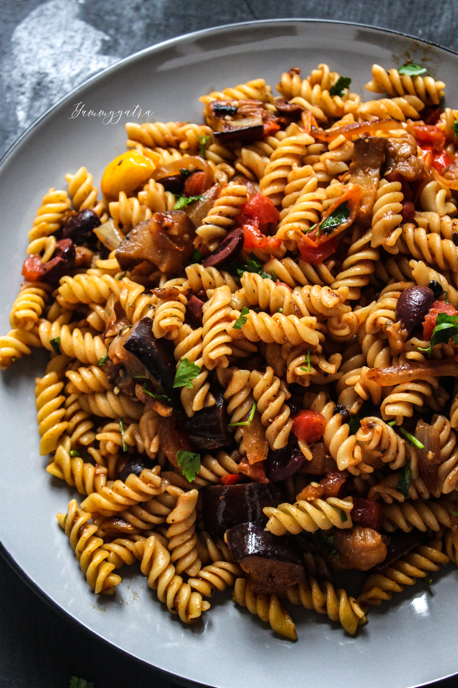 Tajine-inspired pasta