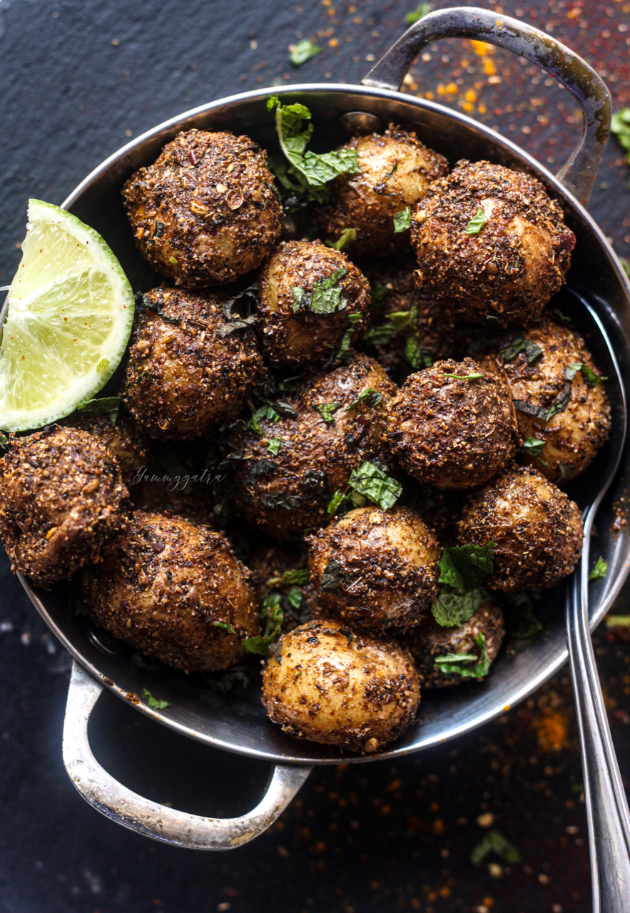 Roasted Spiced Baby Potatoes 