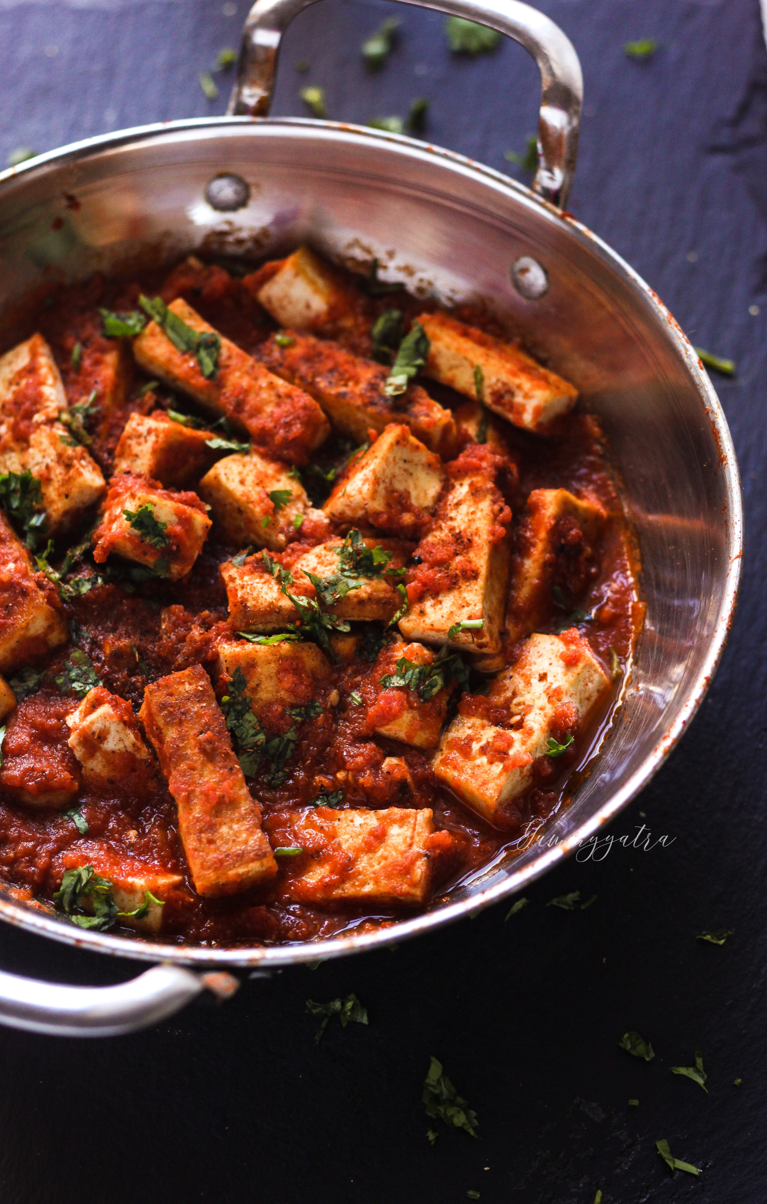 Tofu Curry in Spiced Tomato Sauce