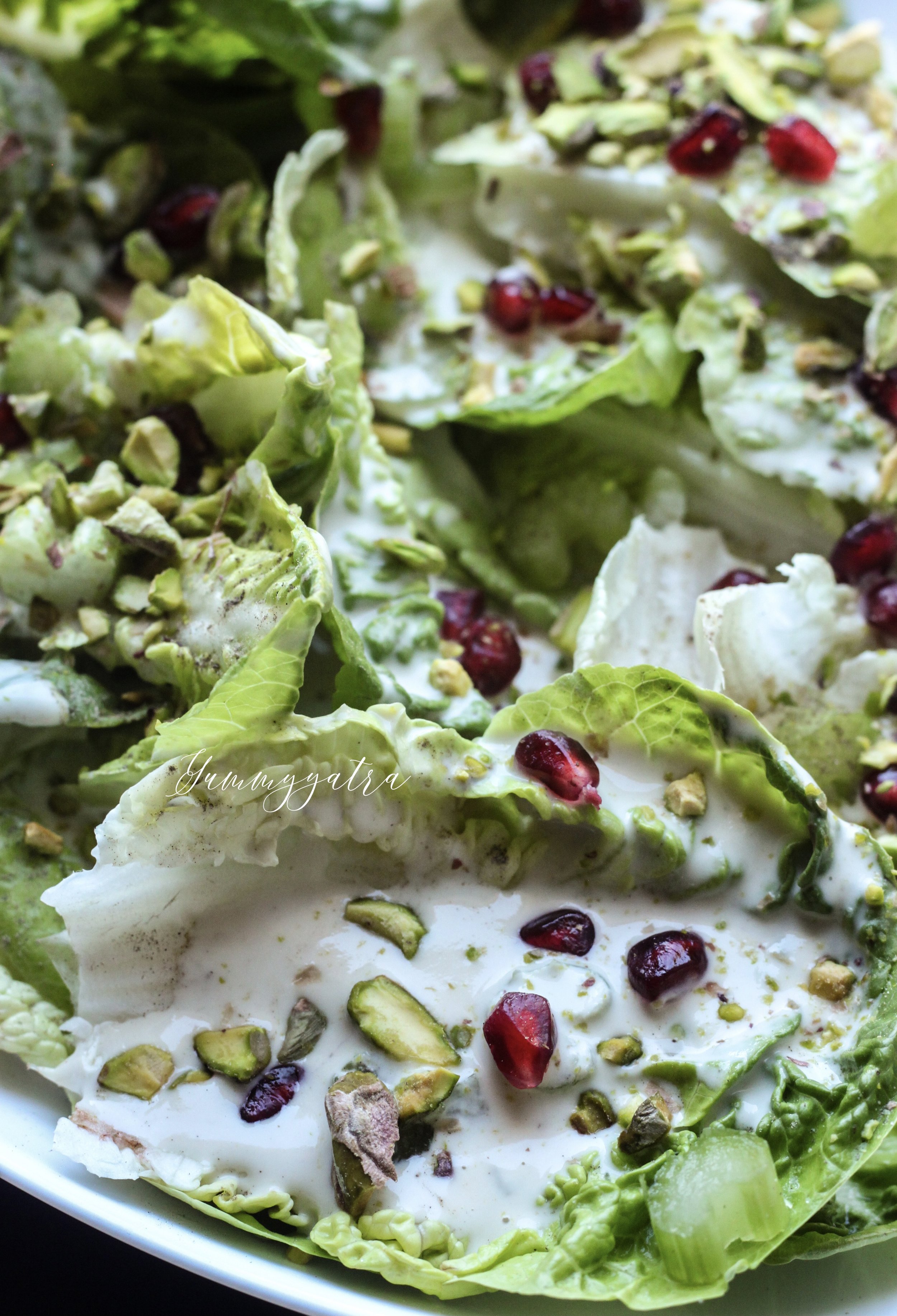 Little Gem Wedge Salad with Tahini Ranch Recipe
