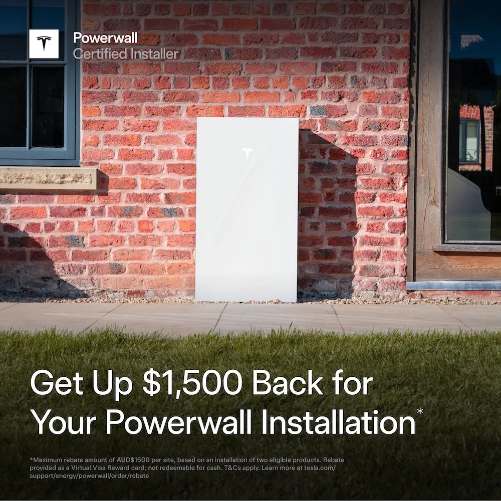 Get Up $1500 Back for Your Powerwall