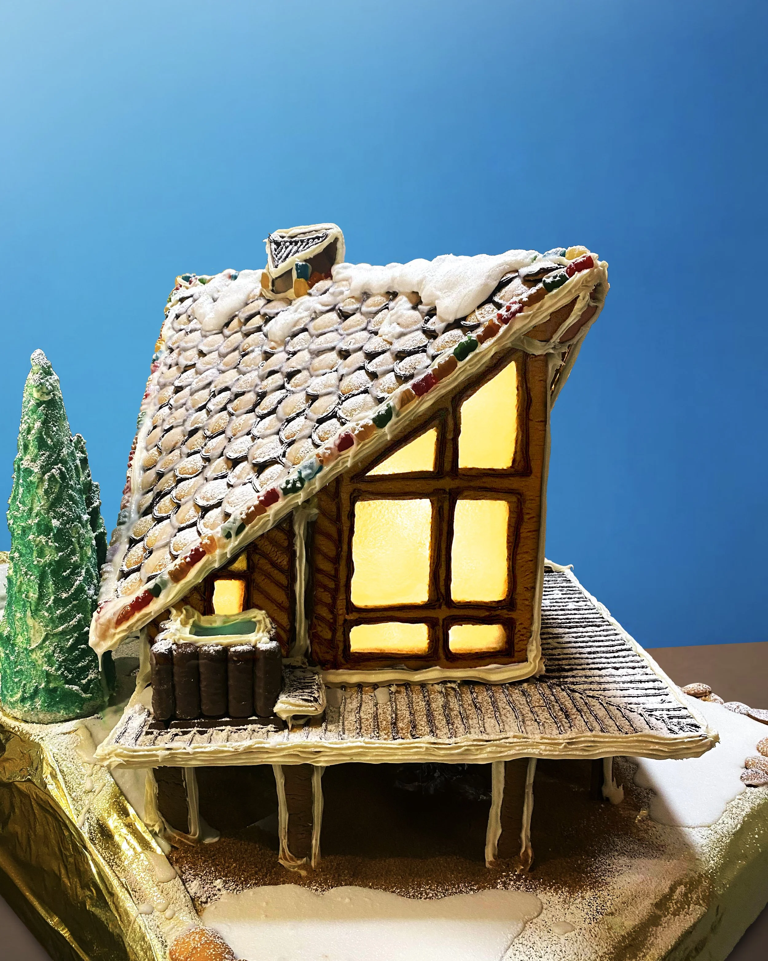 Peter Williams Gingerbread Midcentury Modern Cabin