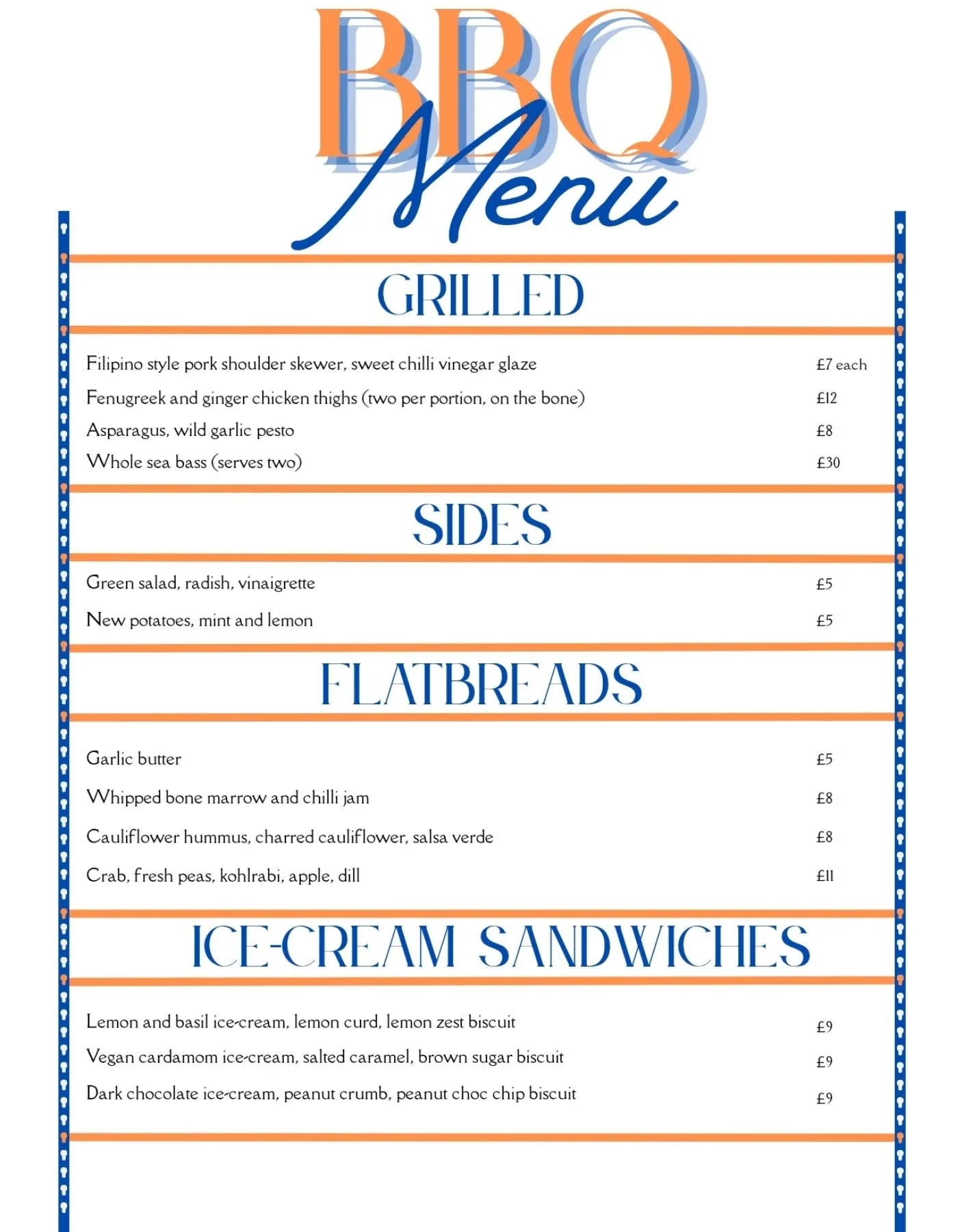 ZO&Euml;'S KITCHEN X MILLY'S DELI ☀️ SUNDAY BBQS
Presenting the menu for our first BBQ event of the season, happening next Sunday (24th May)! 🔥 

The gorgeous @millysdelicafe garden will be filled with sunshine (I'm manifesting it) 🌞 the stupendous