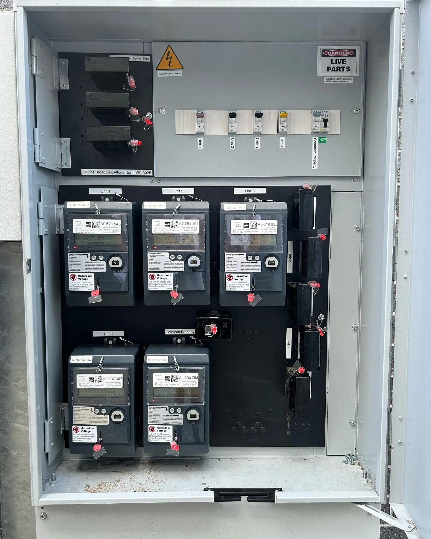 The Broadway.

Underground&rsquo;s and group meter panel installed at a 4 unit development for @beehivahomes