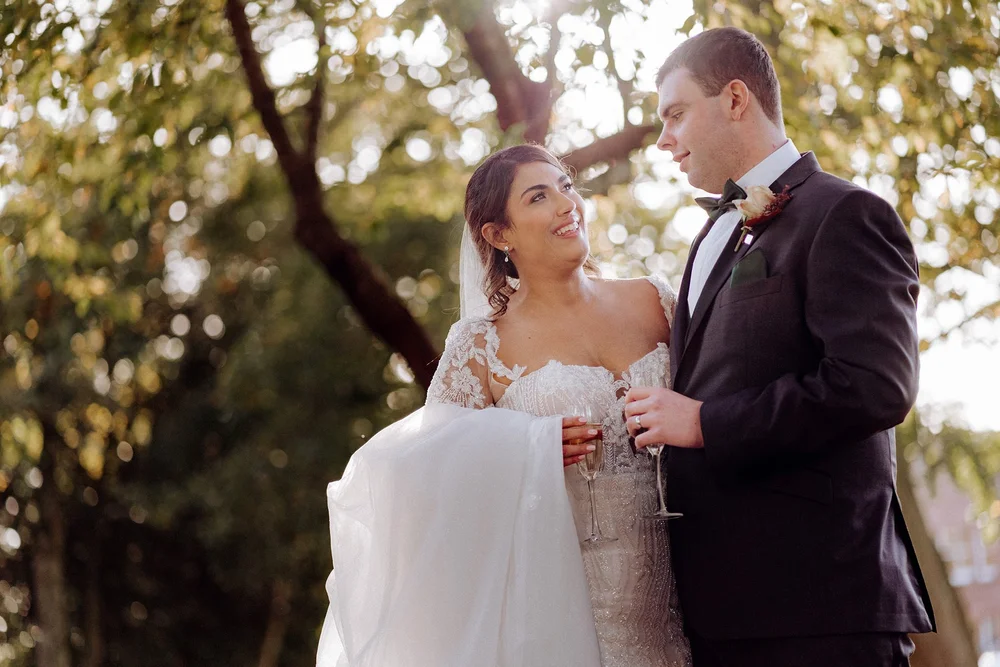 bride and groom the little fox, thornton hough