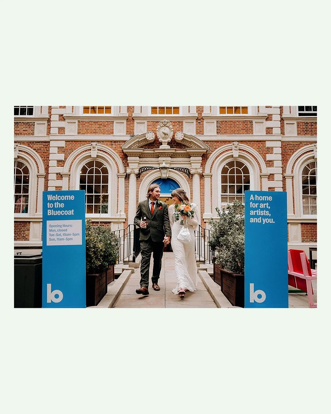 Emily and Kris thanks for having me along to shoot your wedding at the brilliant @bluecoatweddings in Liverpool on Saturday. Such a lovely day with loads of hugs, some really thoughtful personal touches (the illustrated place settings for every guest