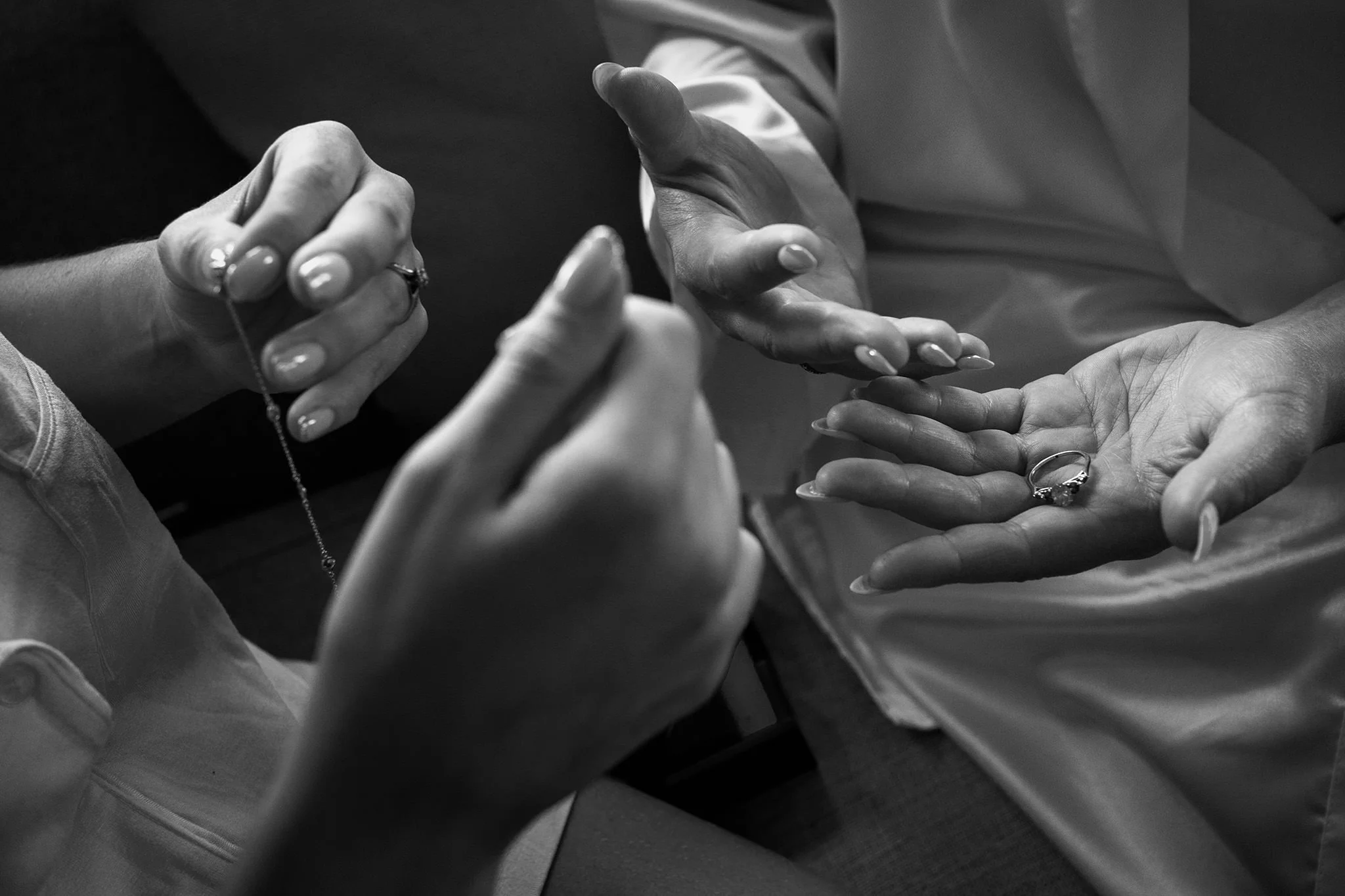 details during bridal prep at ribble valley holiday homes