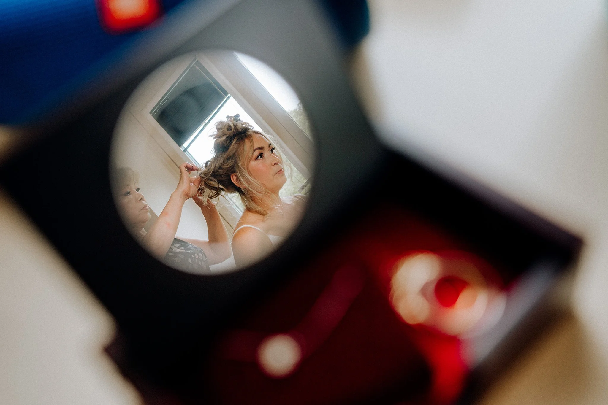 bridal prep at ribble valley holiday homes