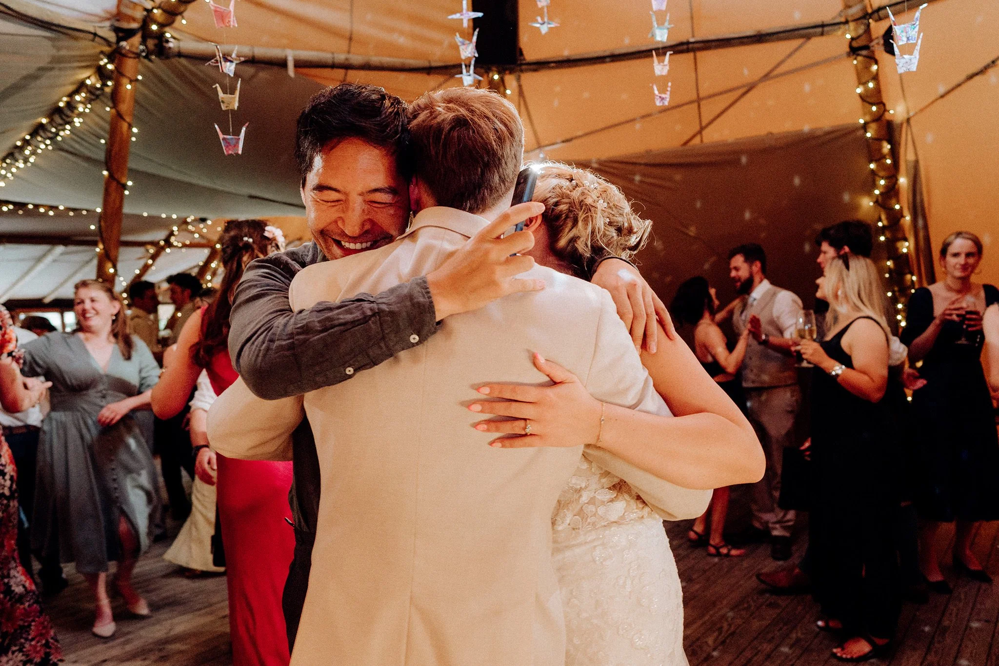 on the dancefloor at the tipis at riley green