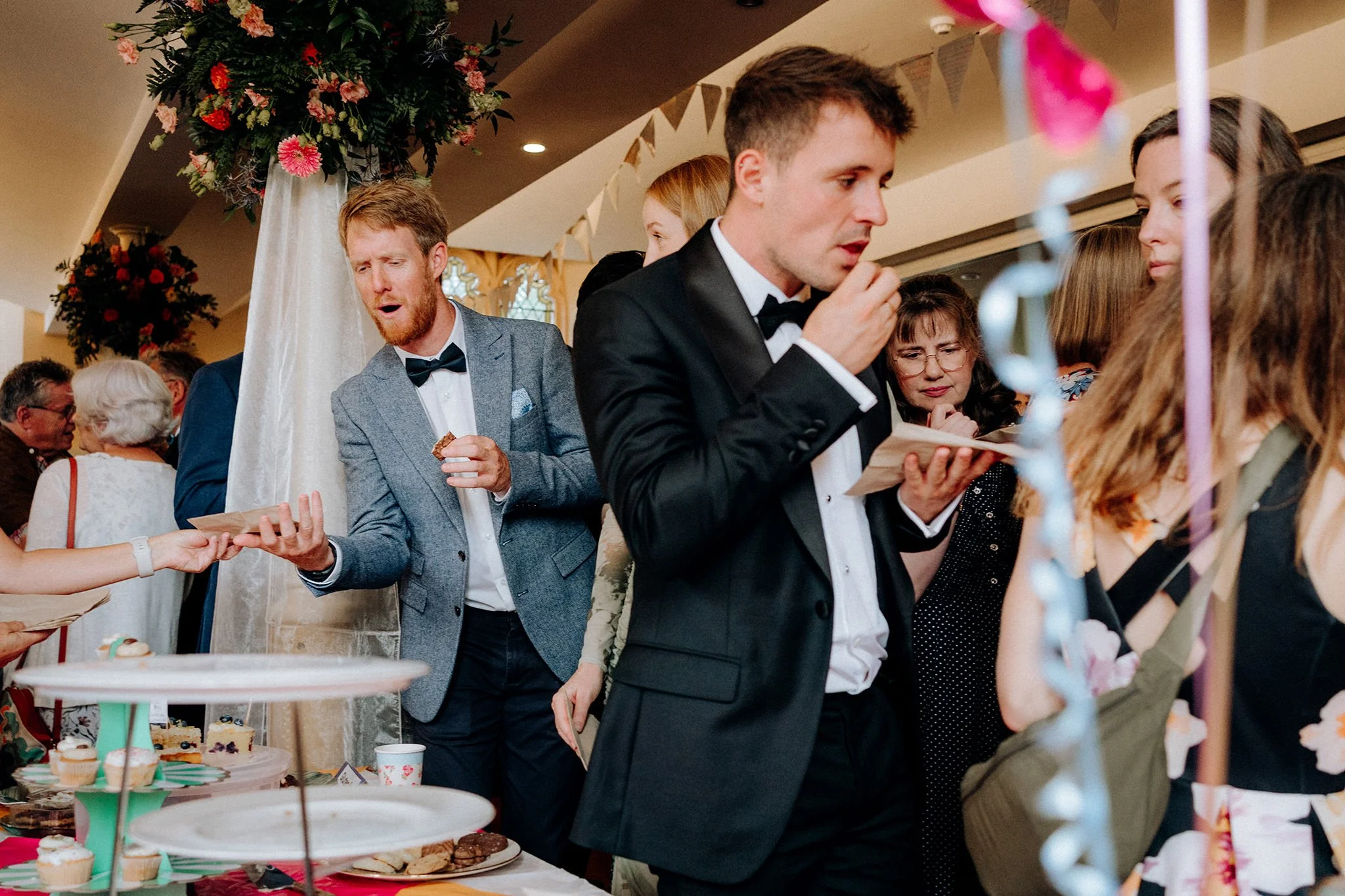 wedding ceremony at st luke's church