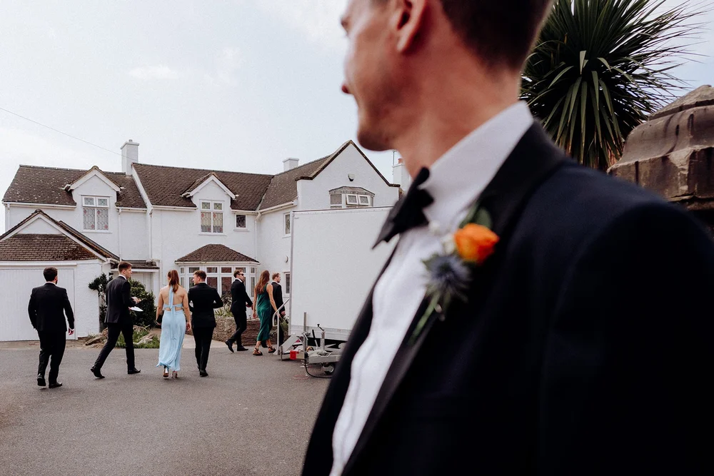 crosby beach wedding party