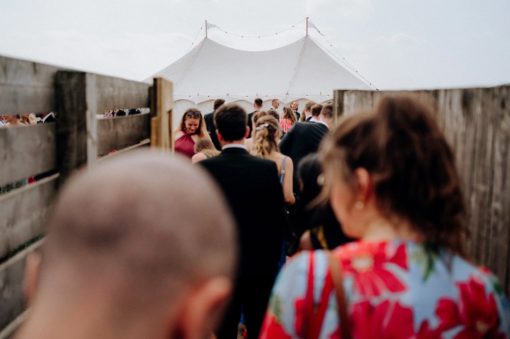 crosby beach wedding party