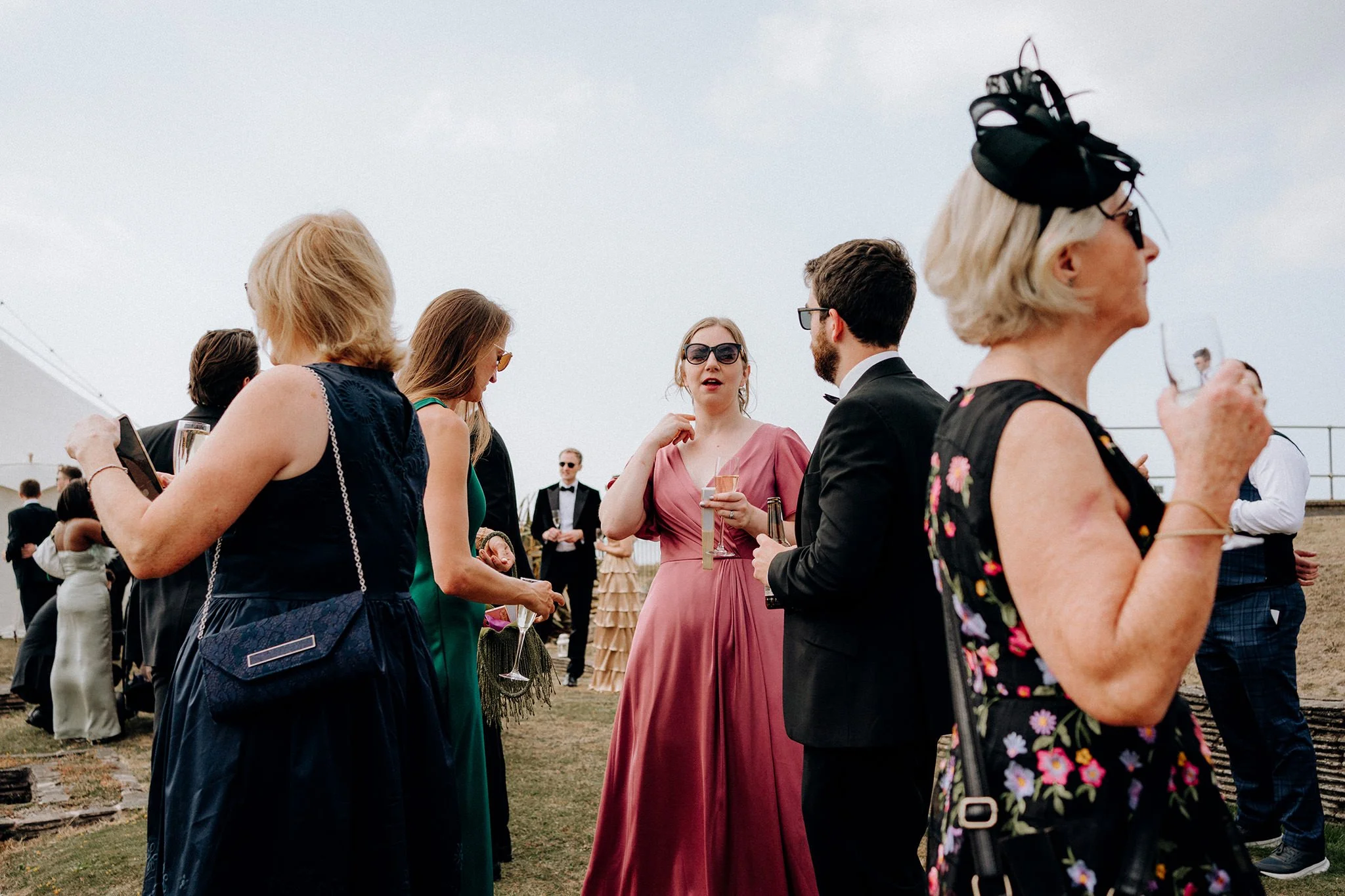 crosby beach wedding party guests