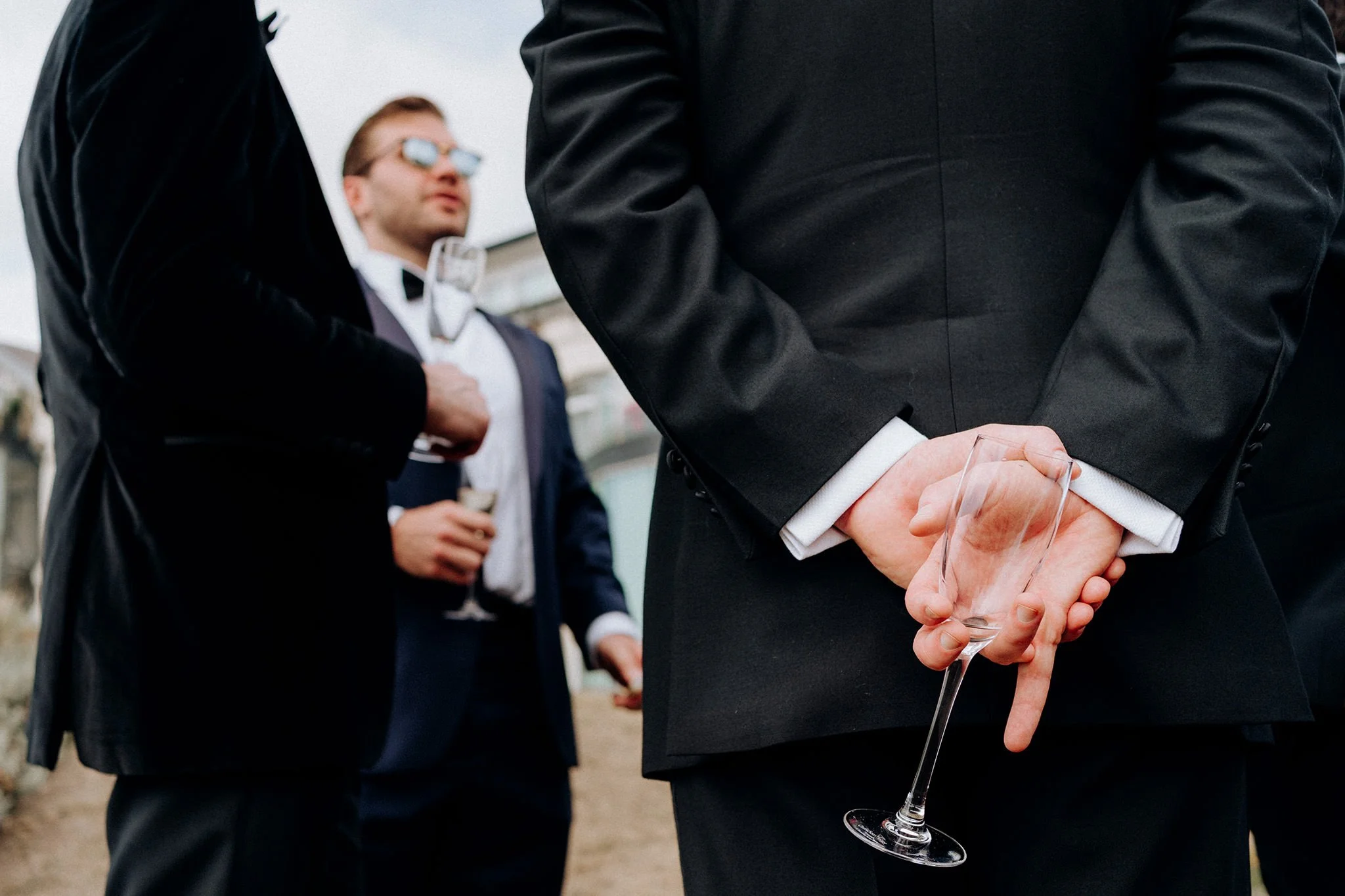 crosby beach wedding party