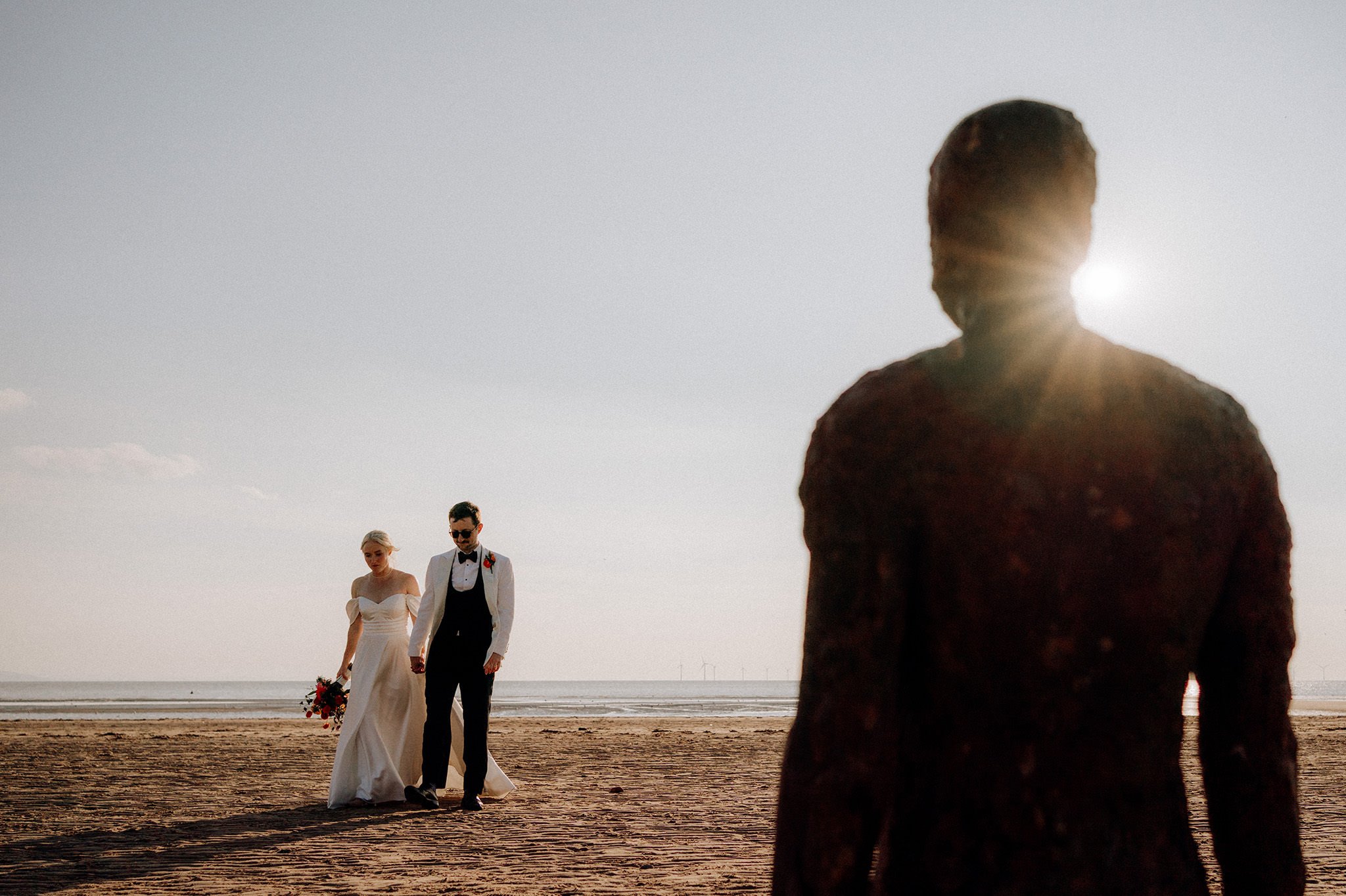 crosby beach wedding