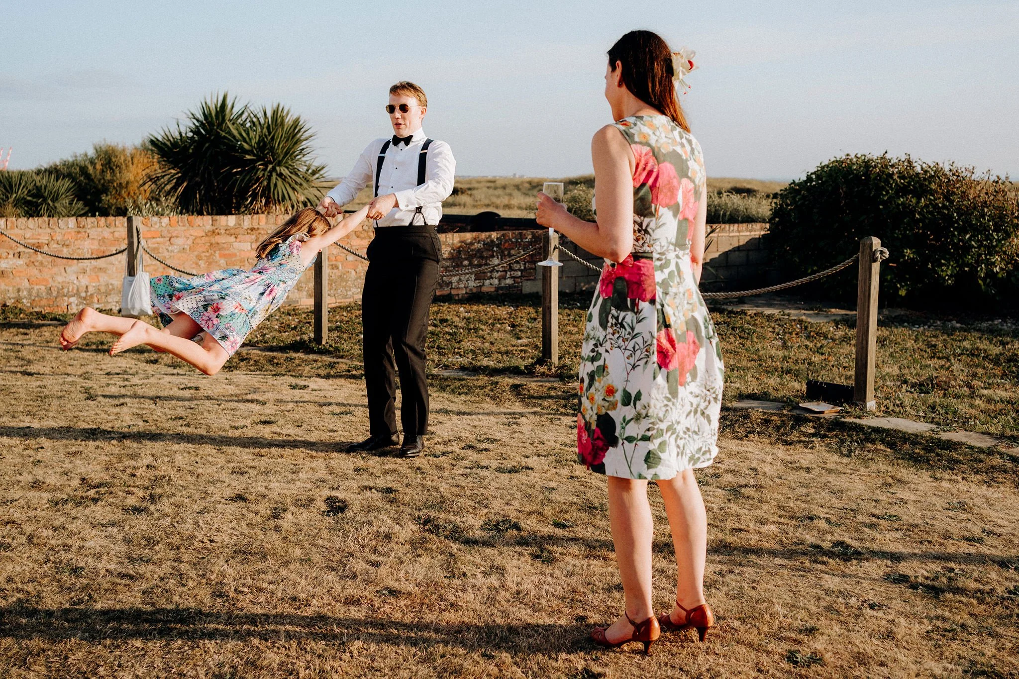 fun and games at a wedding
