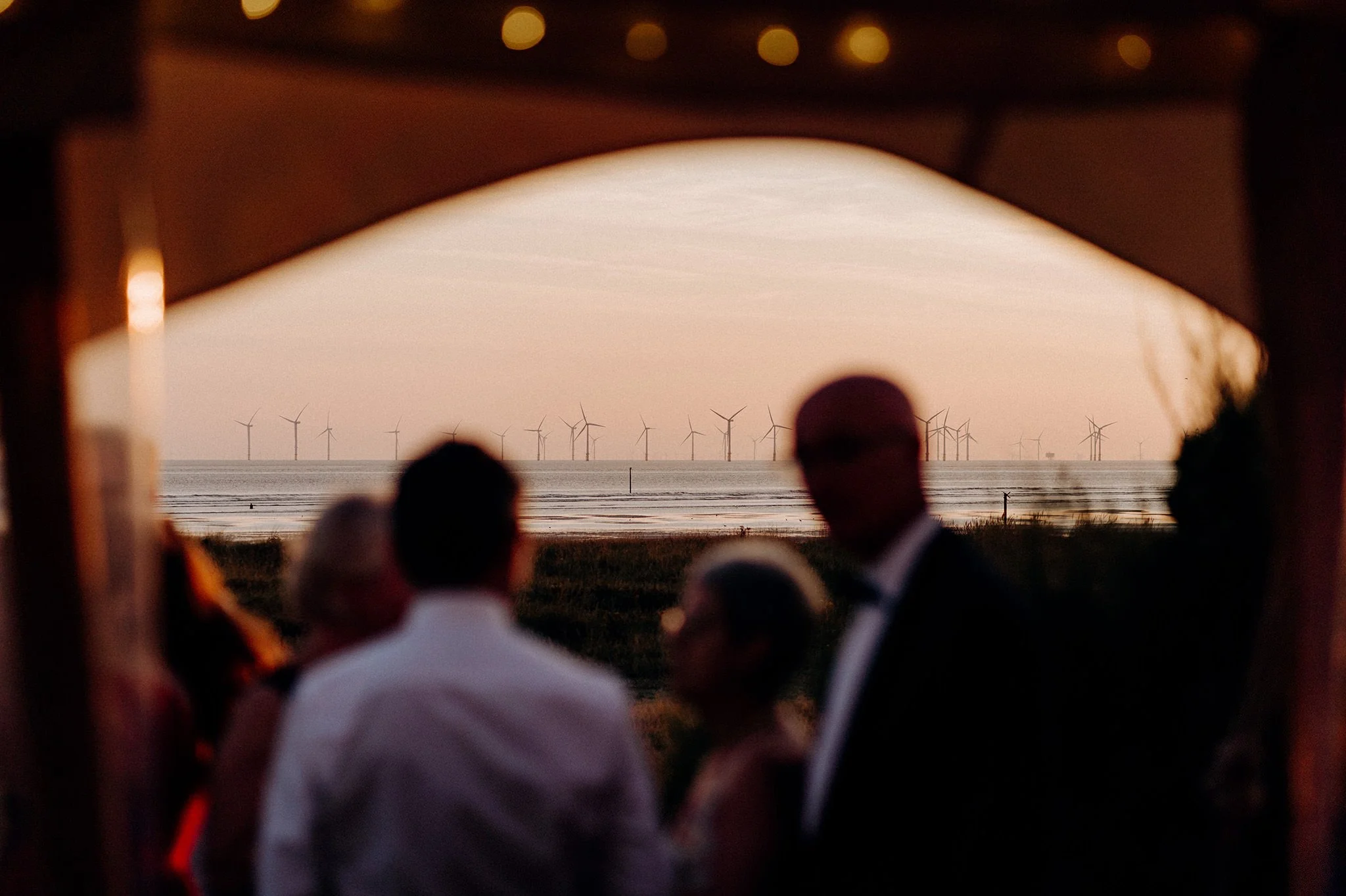 crosby beach wedding party