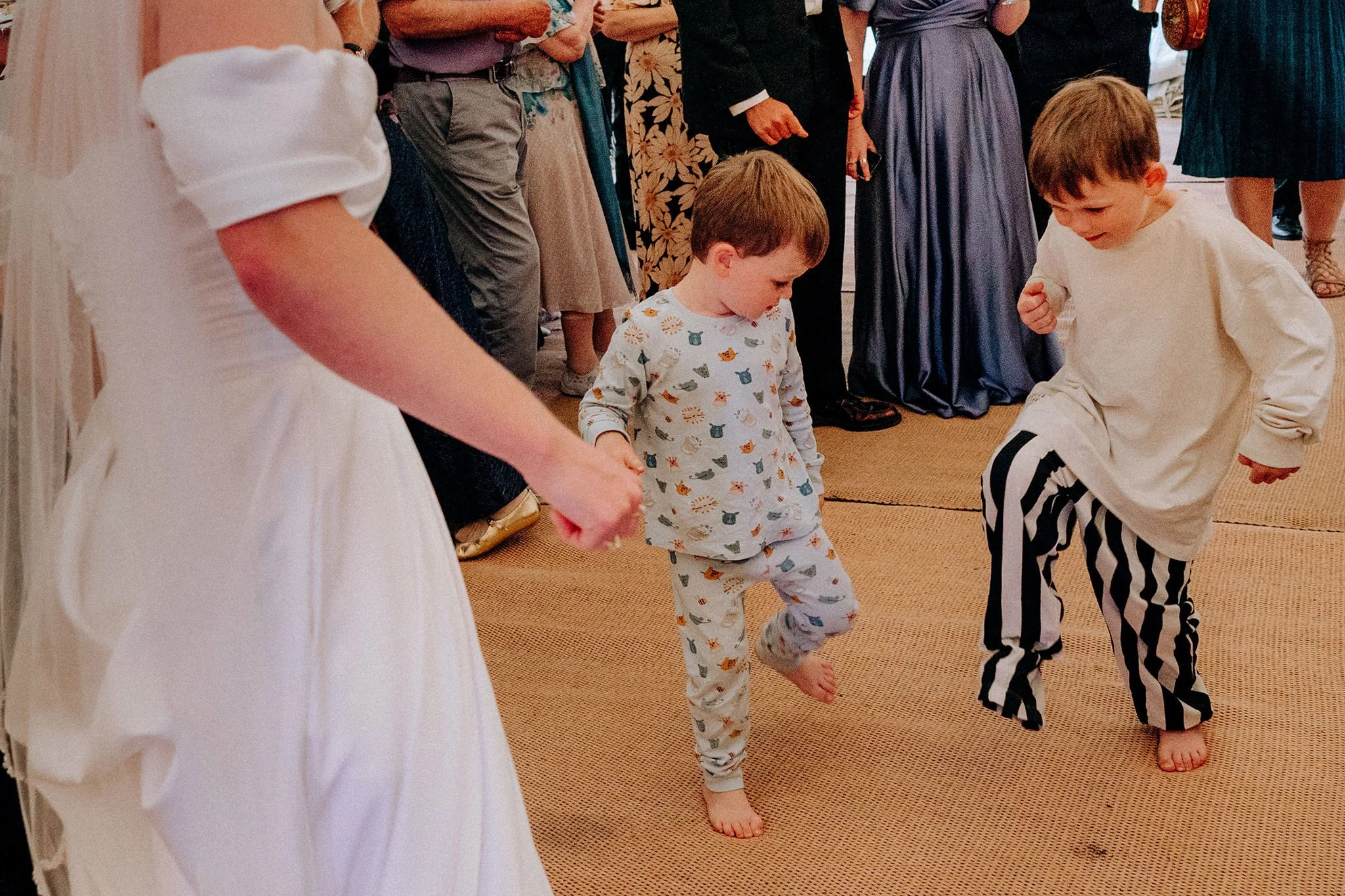 crosby beach wedding dancefloor
