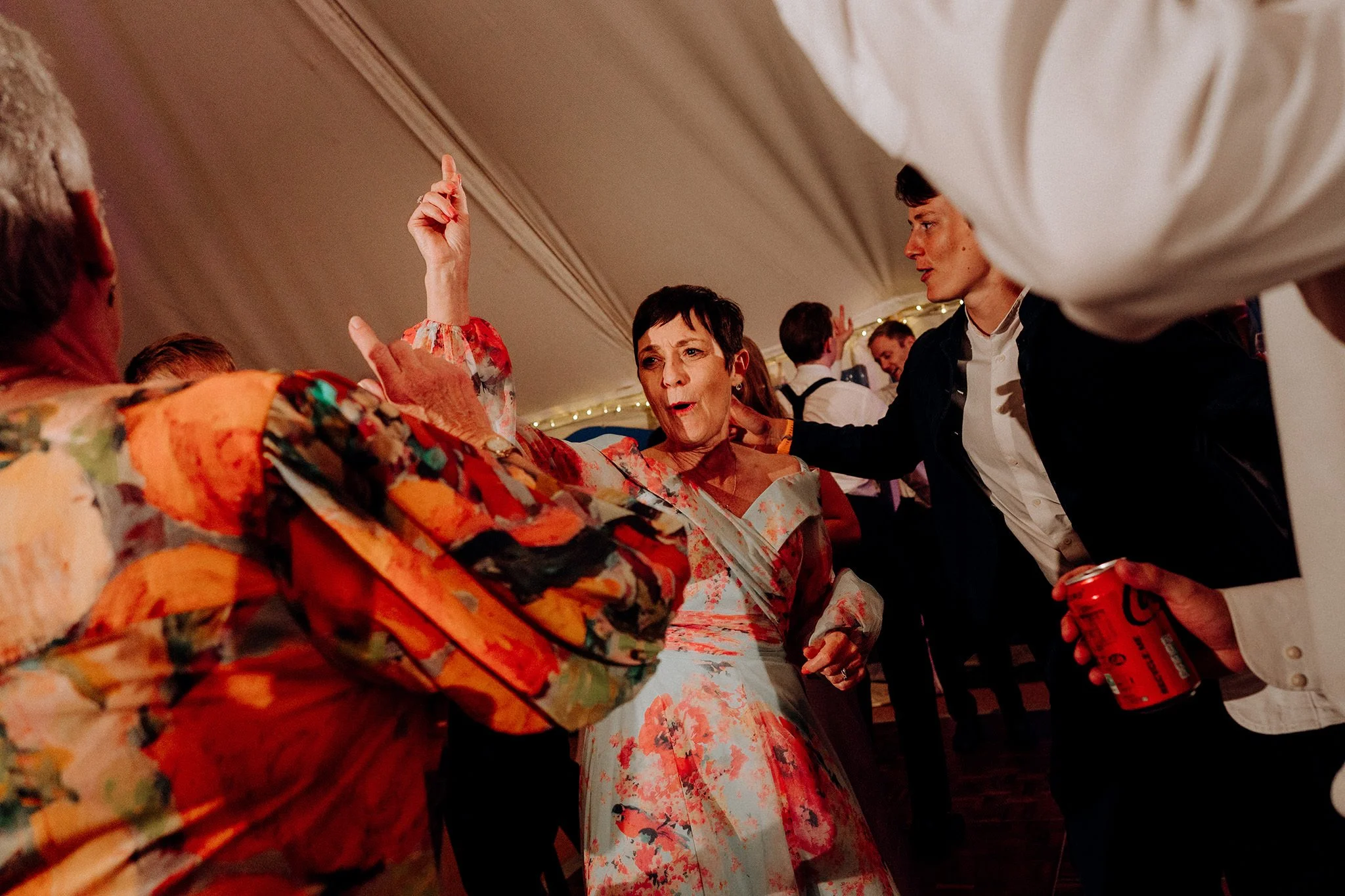 crosby beach wedding dancefloor
