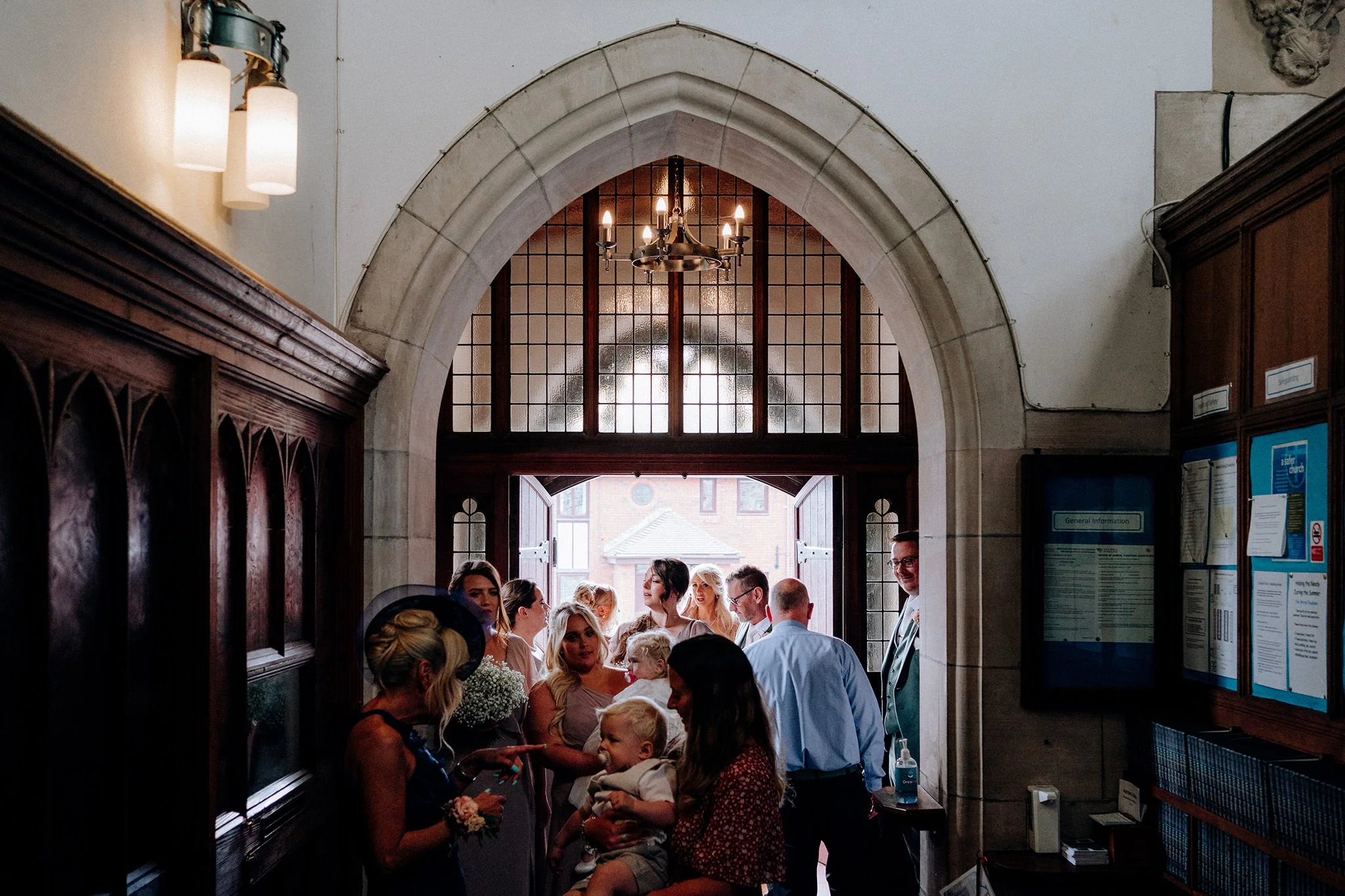 wedding at st nicholas church wallasey