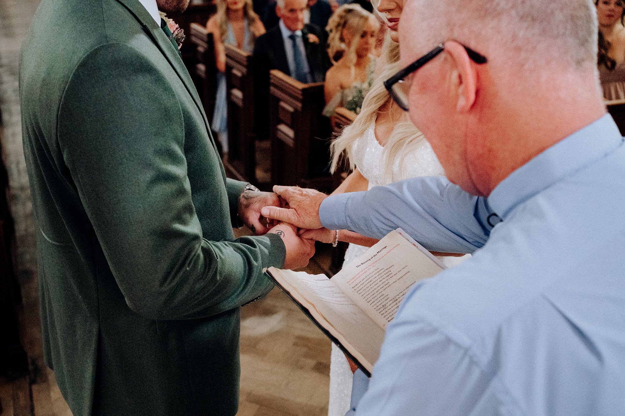 wedding at st nicholas church wallasey