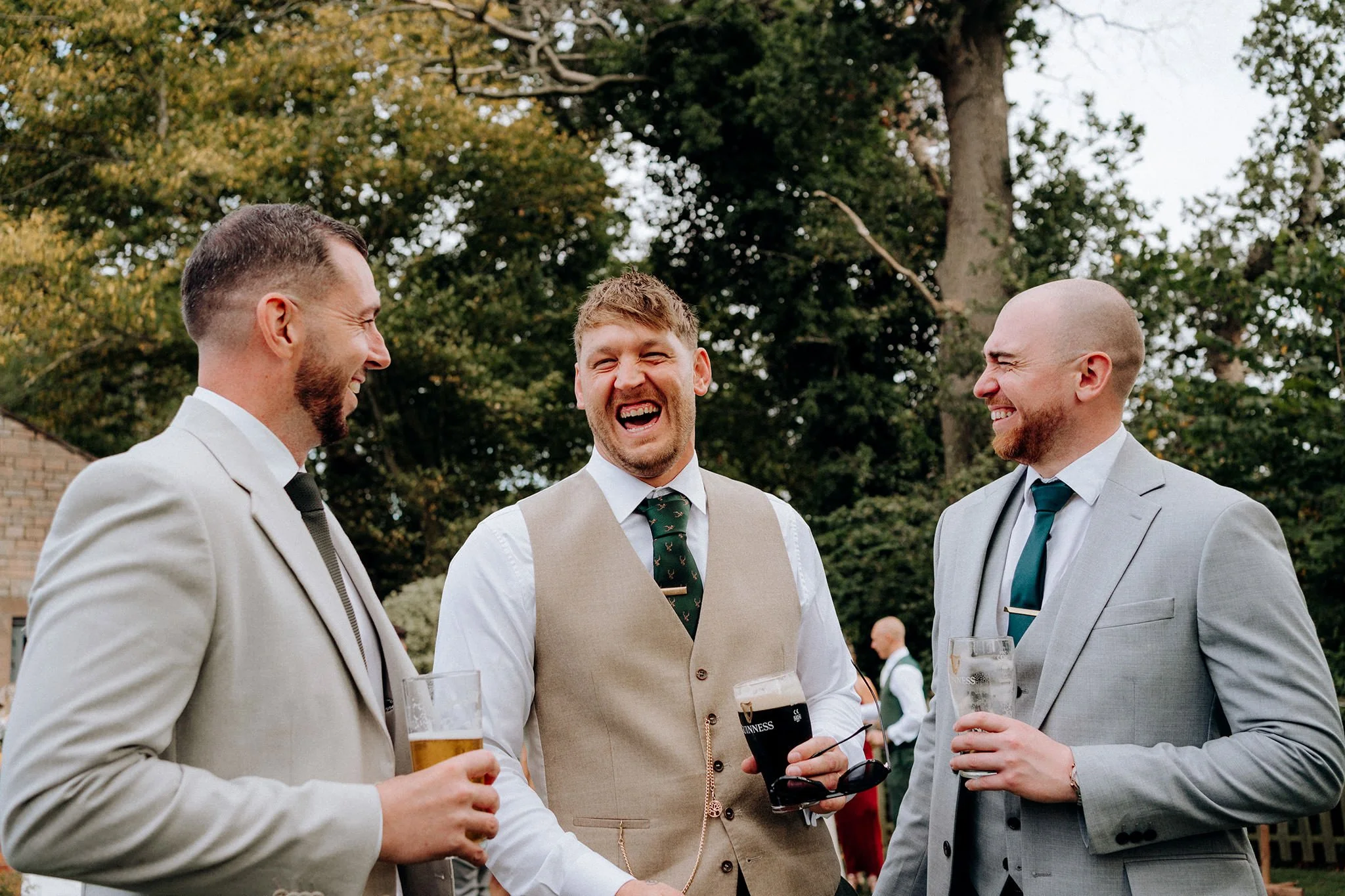 wedding reception at the little fox, thornton hough