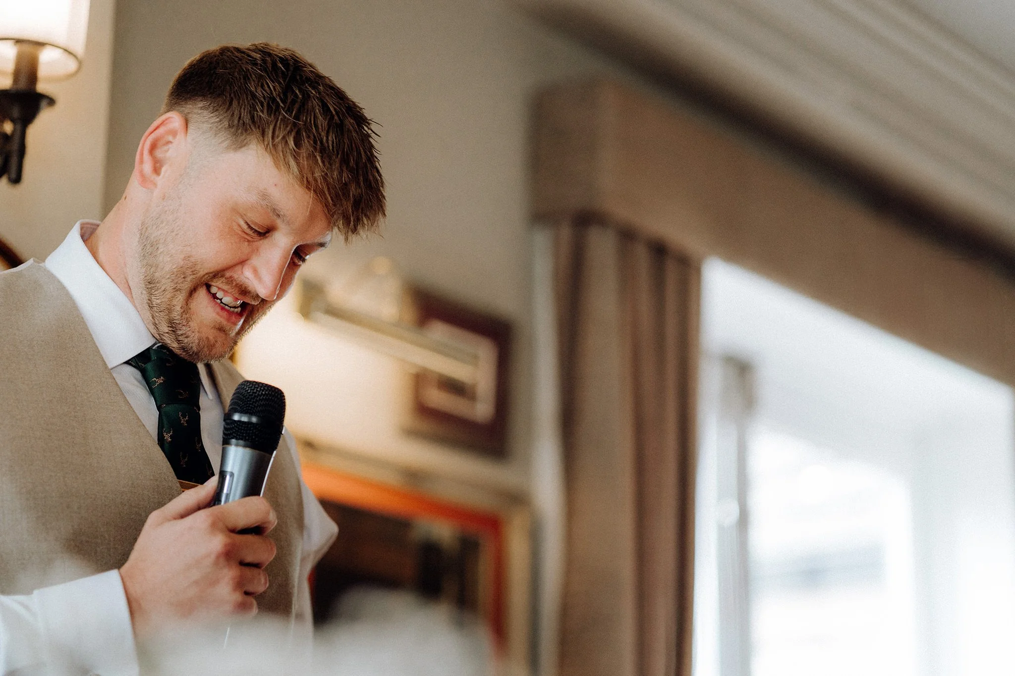 wedding reception at the little fox, thornton hough