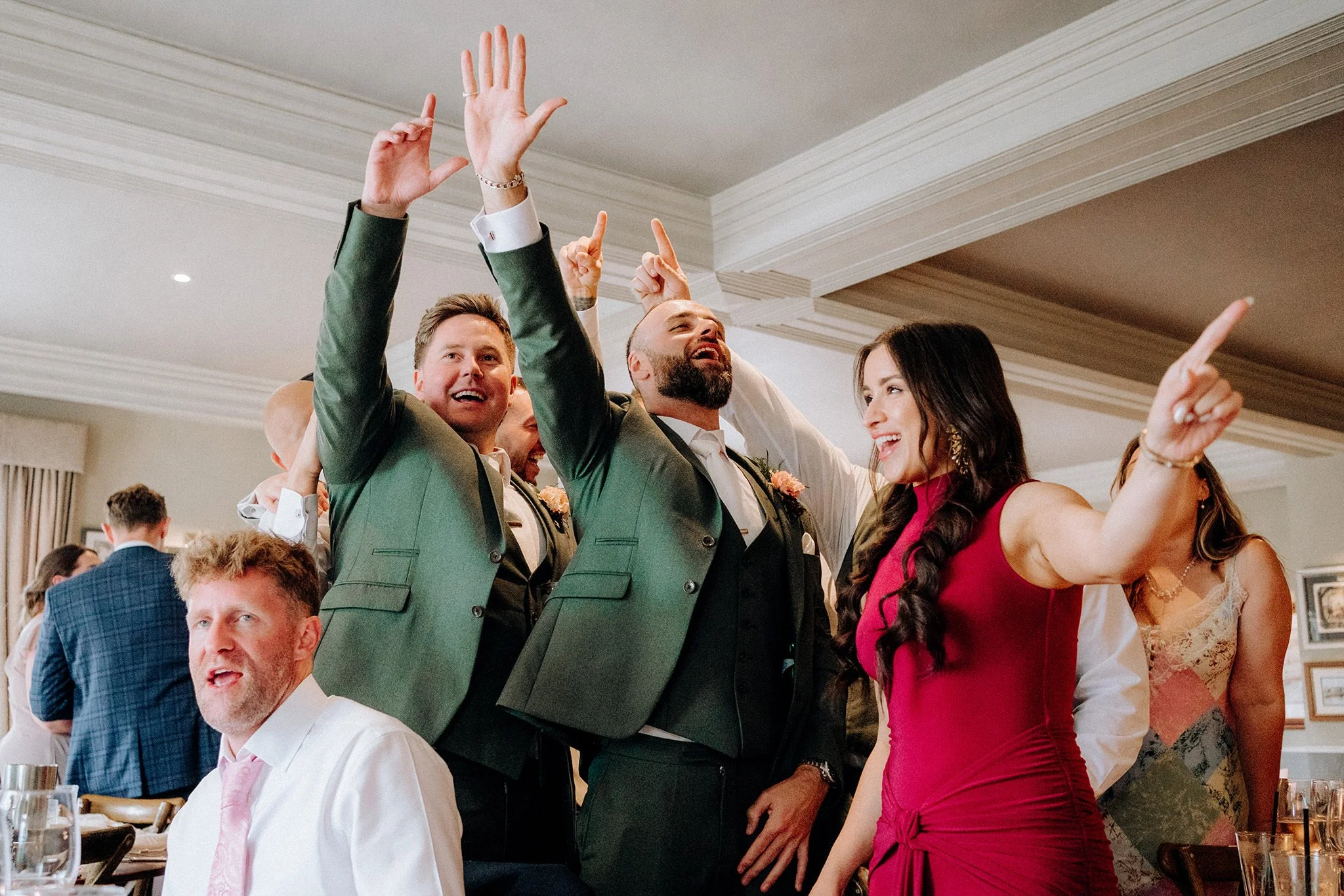 wedding party at the little fox