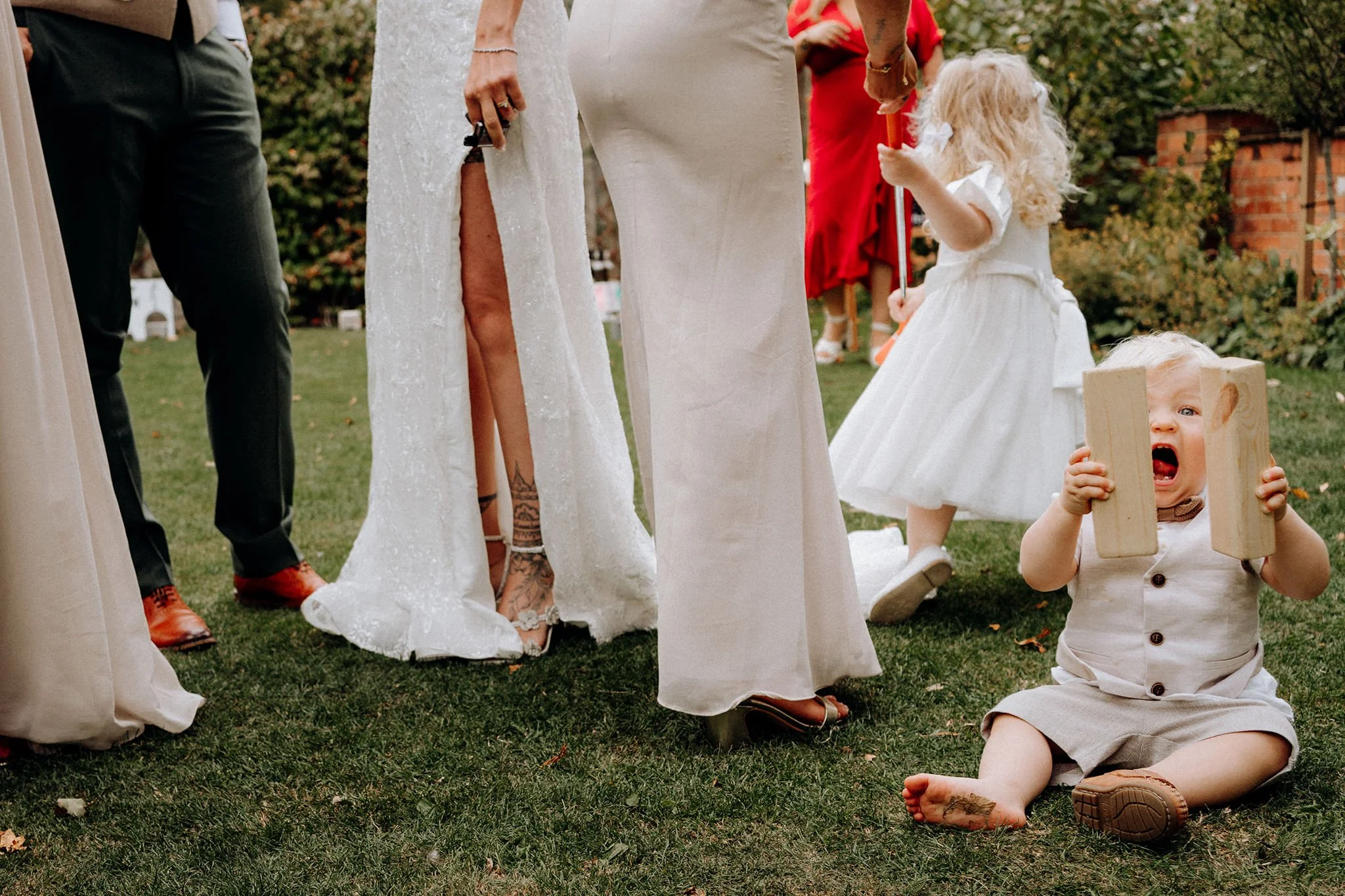 wedding reception at the little fox, thornton hough