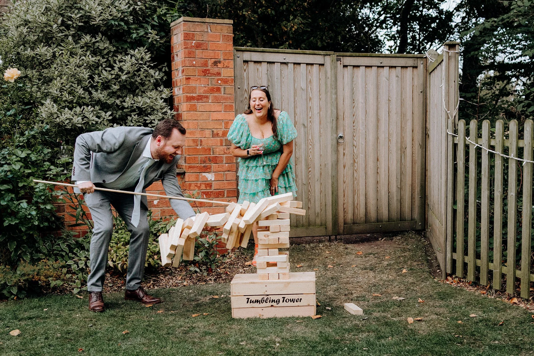 wedding reception at the little fox, thornton hough