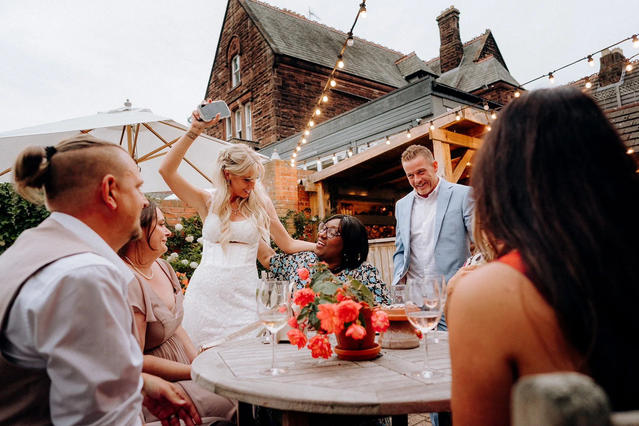 wedding party at the little fox