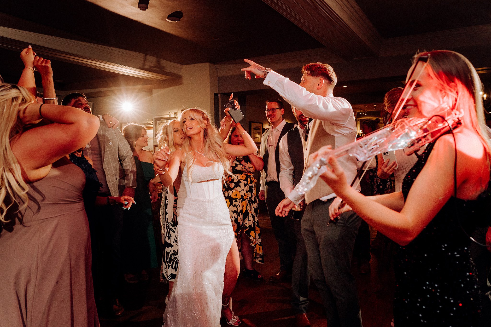 wedding party at the little fox