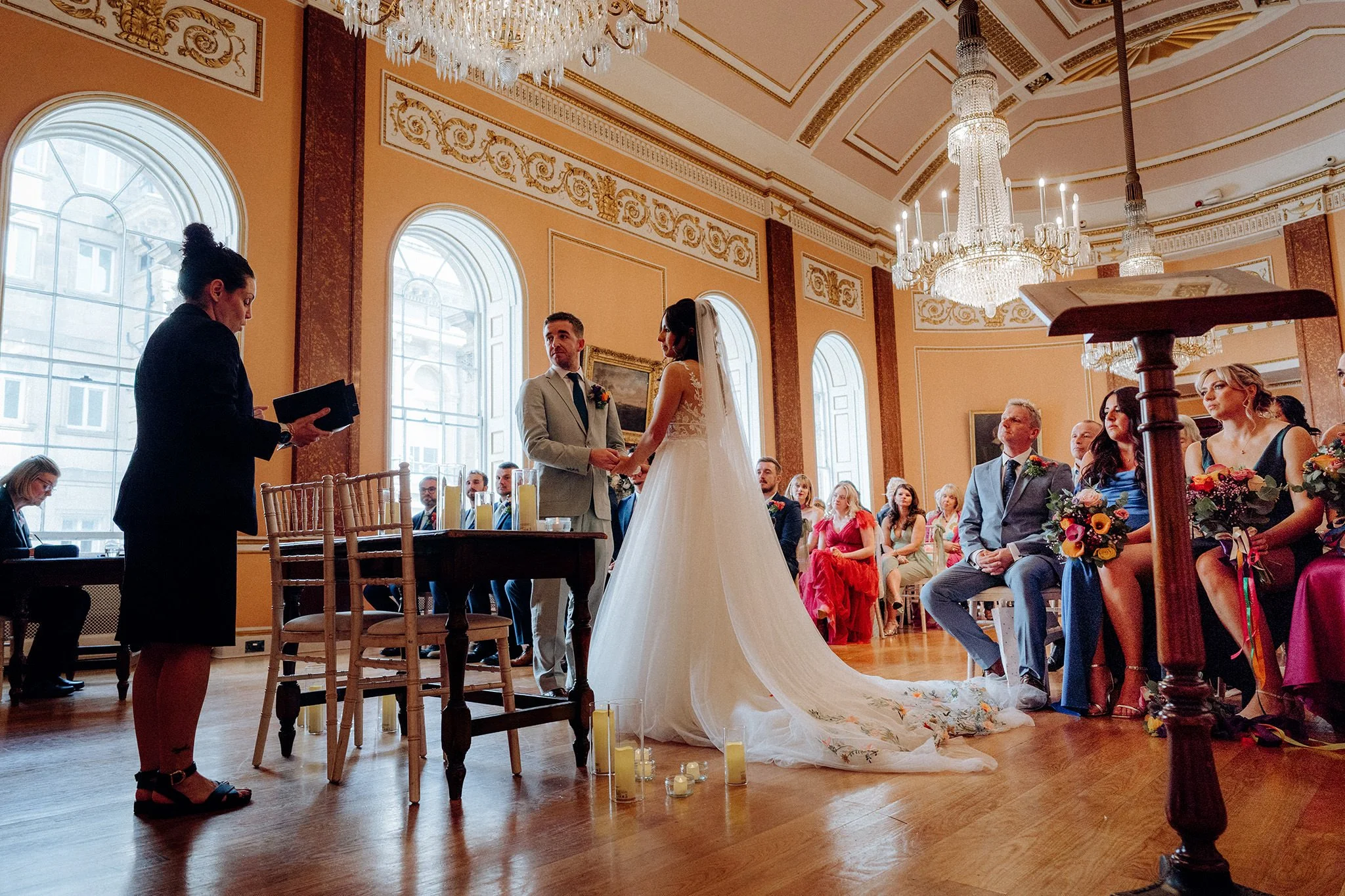 wedding ceremony at liverpool town hall