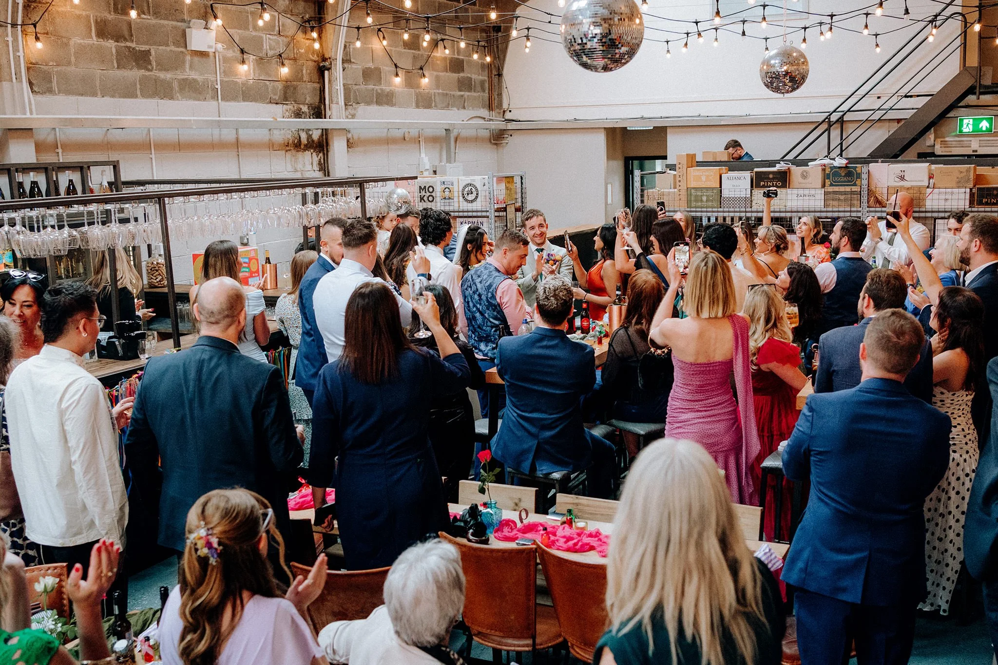 wedding reception at ten streets wine, liverpool