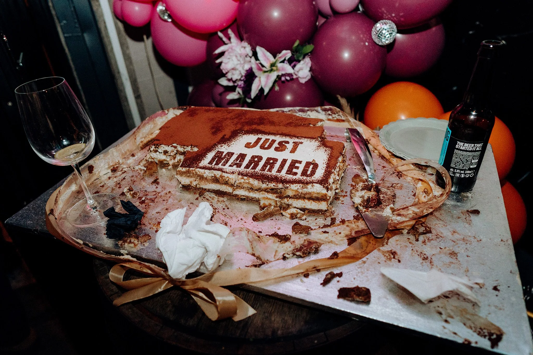 wedding reception at ten streets wine, liverpool