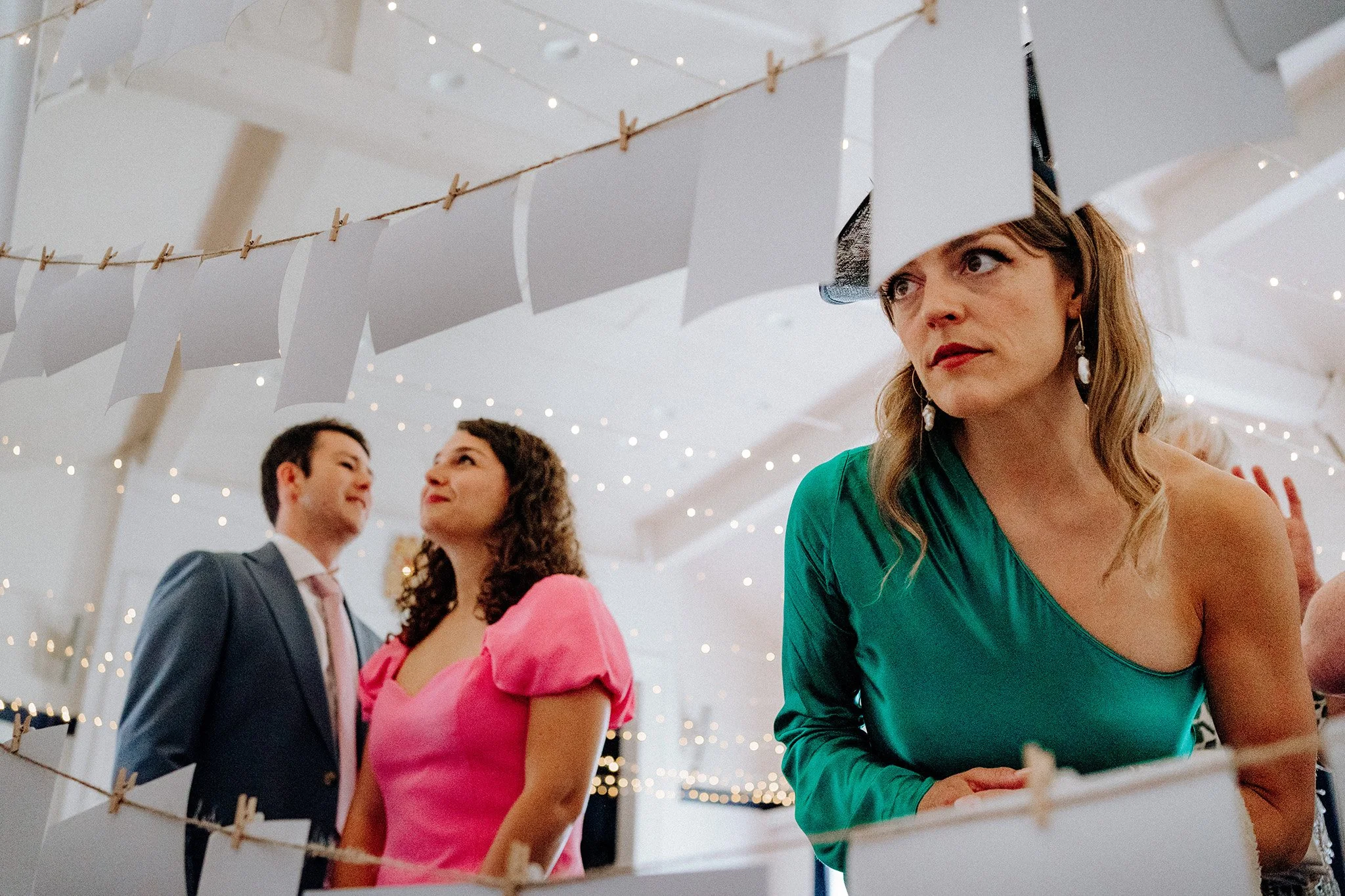 village hall wedding guests